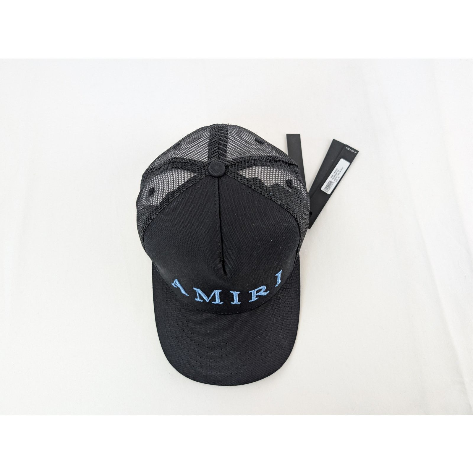 Amiri o1rshd1 Q:3 / Trucker Cap / Hat in Black / Carolina Blue Size ONE SIZE - 10 Thumbnail