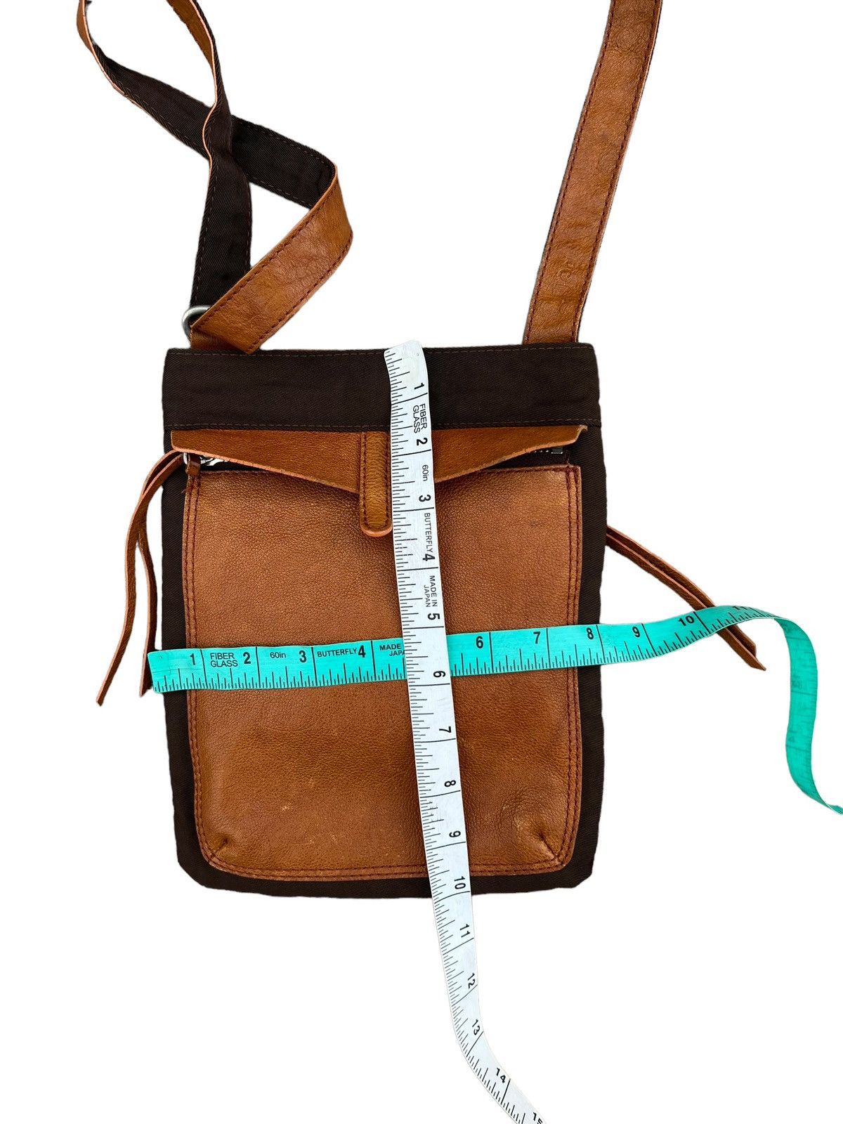 Leather Vintage Arukan Japan Hybrid Leather Bag Size ONE SIZE - 22 Thumbnail