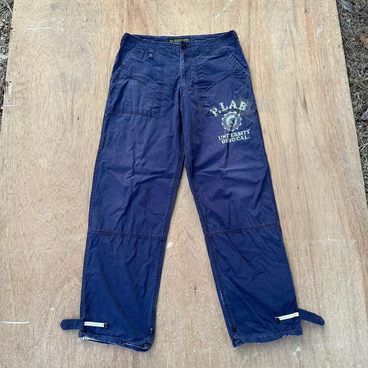 Japanese Brand PALM & LABSKIE JAPANESE TROUSERS VINTAGE BAKER PANTS W32 L31 Size US 32 / EU 48 - 1 Thumbnail