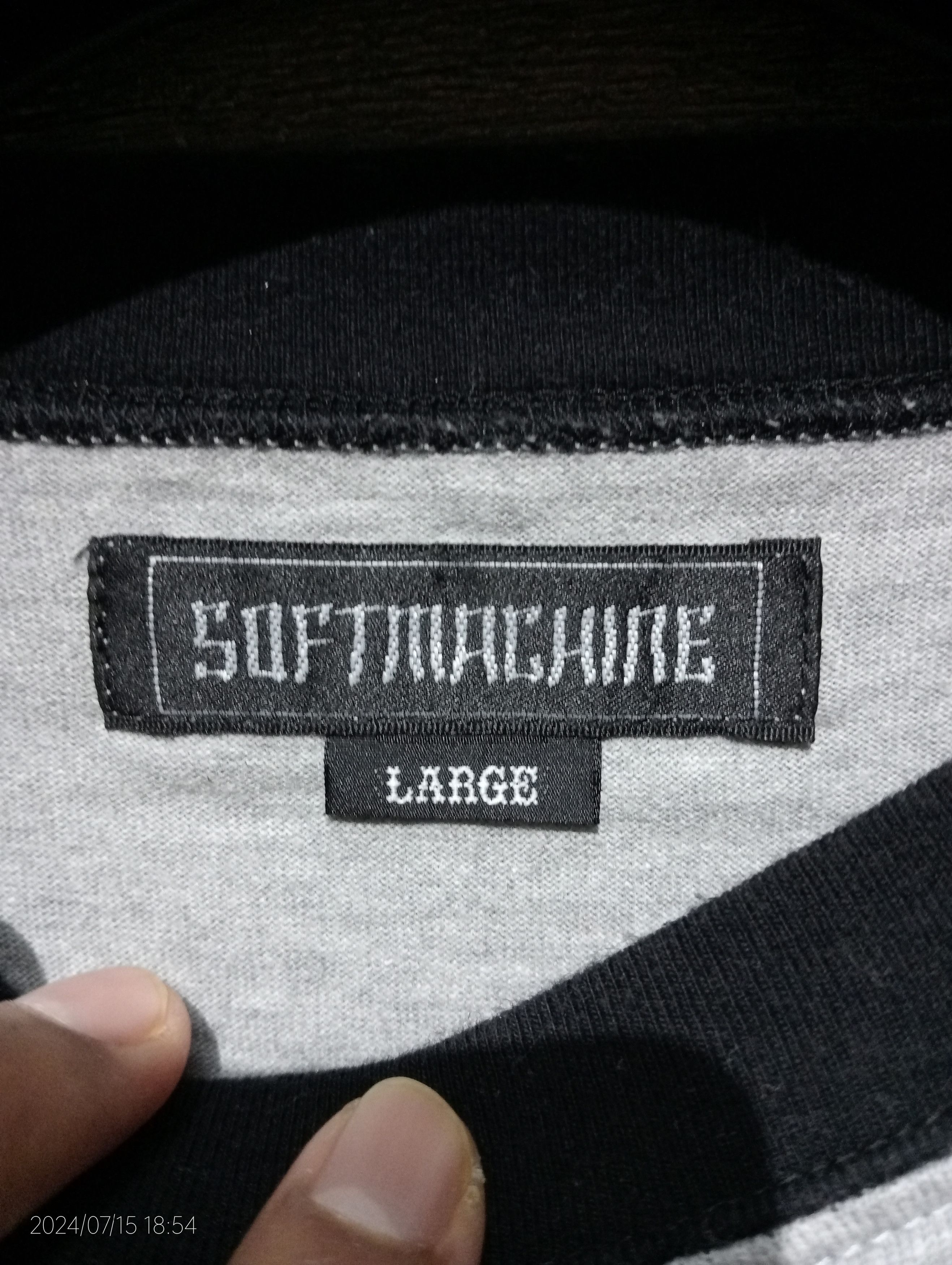 SOFTMACHINE Vintage Softmachine Japan Spellout Tee Size US L / EU 52-54 / 3 - 4 Thumbnail