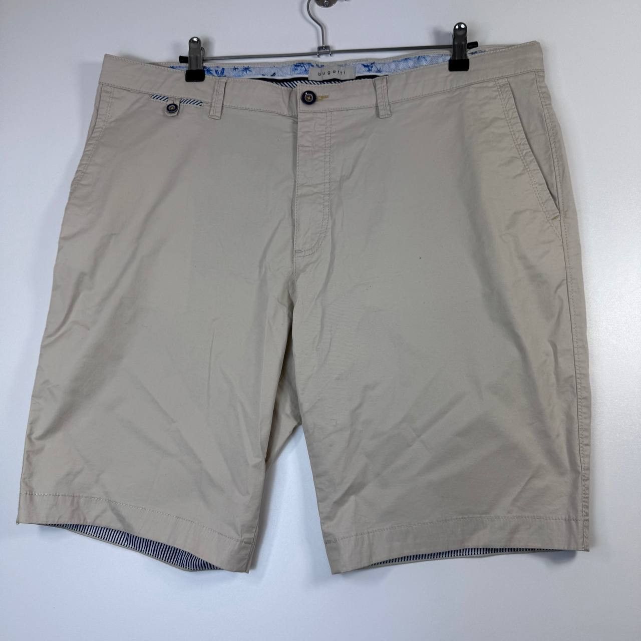 Bugatti Bugatti Mens Beige Chino Shorts Casual Smart Summer Size Xl Size US 36 / EU 52 - 1 Thumbnail