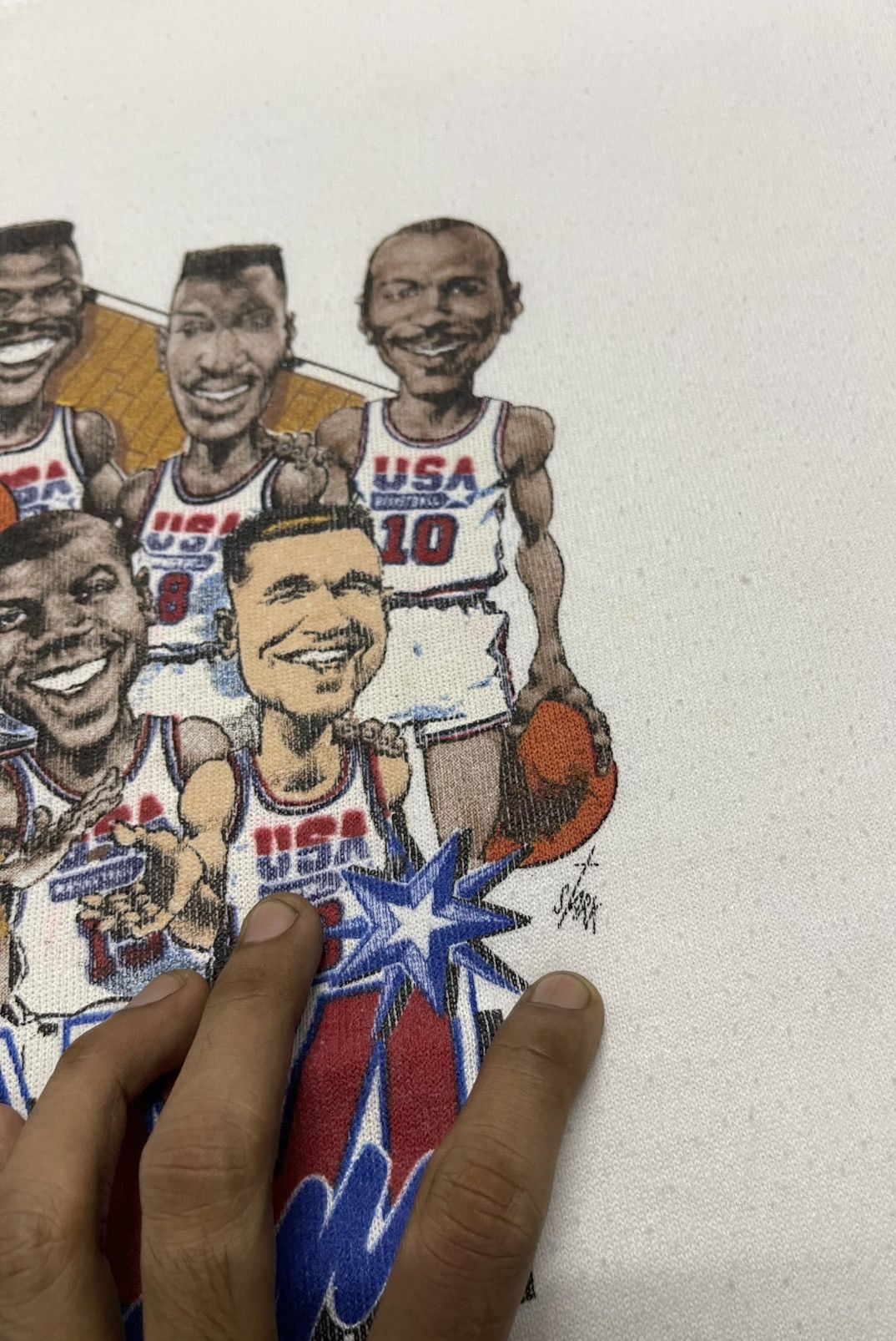 NBA 1992 USA DREAM TEAM SWEATSHIRT RARE DESIGN Size US XL / EU 56 / 4 - 7 Thumbnail