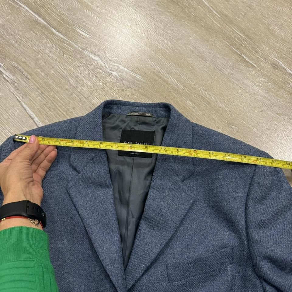 Vintage Nino Danieli Vintage Blazer Wool Cashmere Blue Men's Size 42 Size 42R - 8 Thumbnail