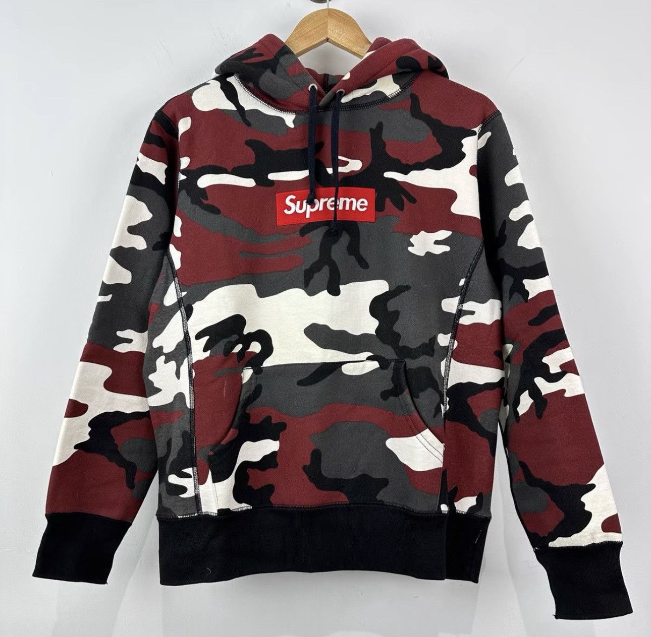 Supreme urban camo box logo hoodie