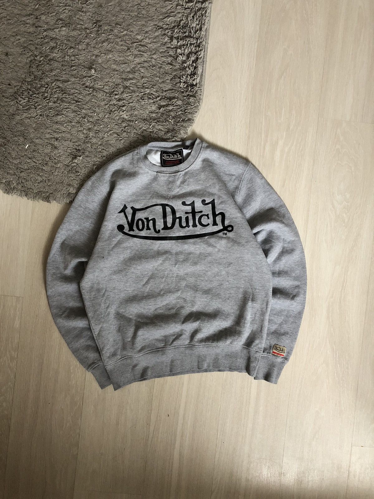 Vintage × Von Dutch Vintage Von Dutch Y2K Big Logo Sweatshirt Size US M / EU 48-50 / 2 - 1 Thumbnail