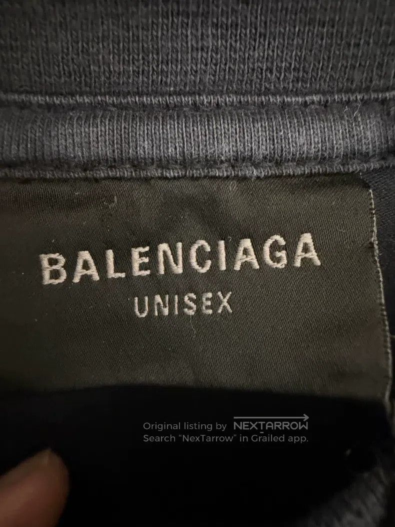 Balenciaga Balenciaga Glitter Wheat Ear Front and Back Logo Short Sle Size US S / EU 44-46 / 1 - 4 Thumbnail
