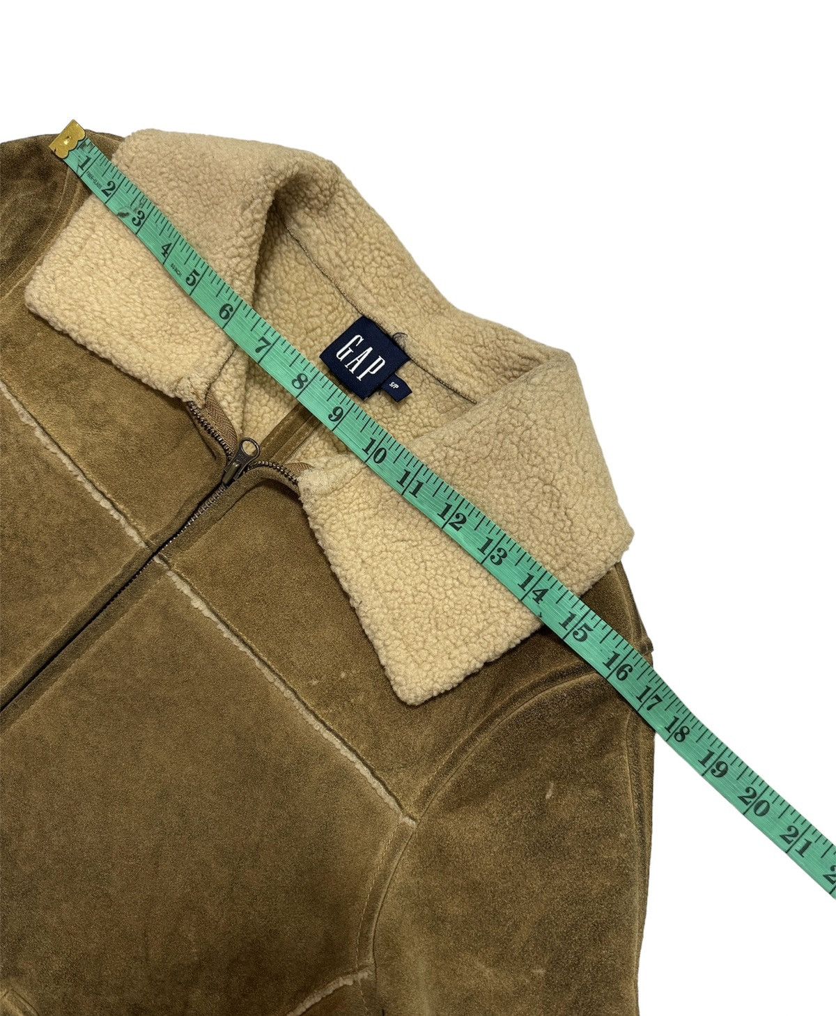 VINTAGE GAP SHERPA SHEARLING GENUINE LEATHER JACKET