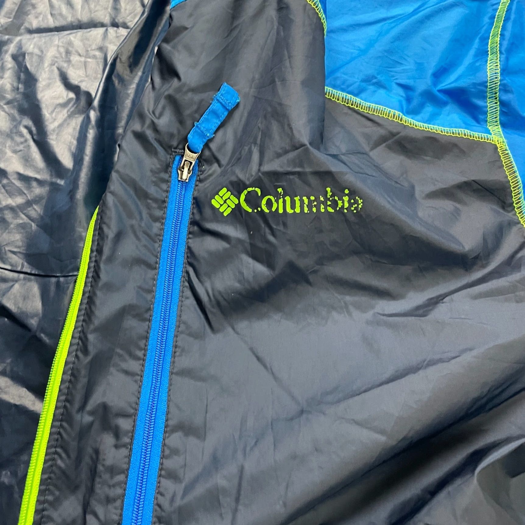Vintage Columbia Jacket Mens Large Blue Lightweight Windbreaker Full Zip Hooded Activewear Casual Travel Size US L / EU 52-54 / 3 - 4 Thumbnail