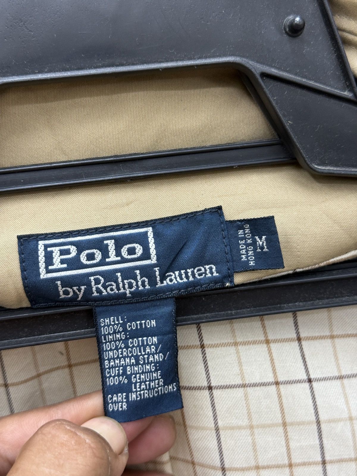 Polo Ralph Lauren 🔥🔥🔥ARCHIVE VTG POLO RALPH LAUREN LEATHER TRIM JACKET Size US M / EU 48-50 / 2 - 8 Thumbnail