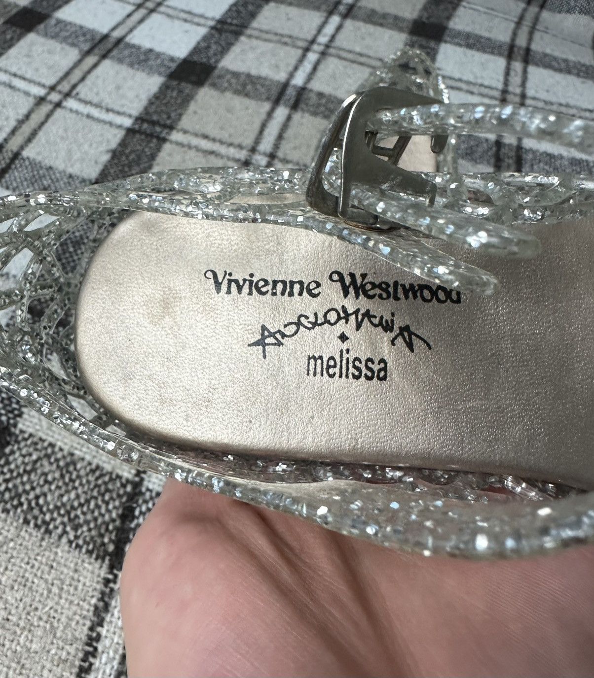Melissa Vivienne Westwood x Melissa Jelly glitter 37 Eur/ 6 Us/4 Uk Size US 6 / IT 36 - 3 Thumbnail