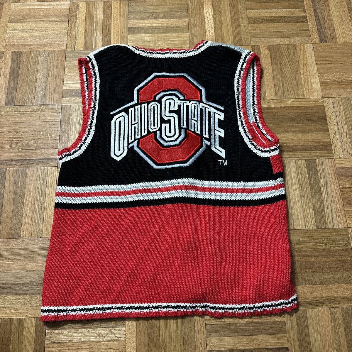 NCAA Vintage Ohio State Buckeyes Football sweater vest Size US M / EU 48-50 / 2 - 2 Thumbnail