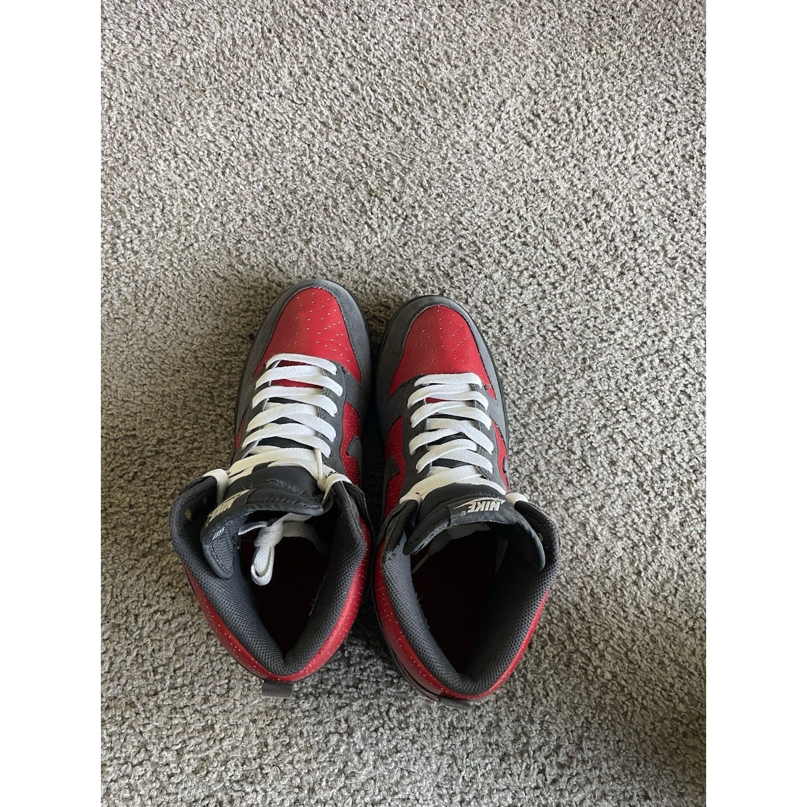 Nike Size 11- Nike Dunk High Ultraman Red (317982-601) 2009 OG Size US 11 / EU 44 - 4 Thumbnail