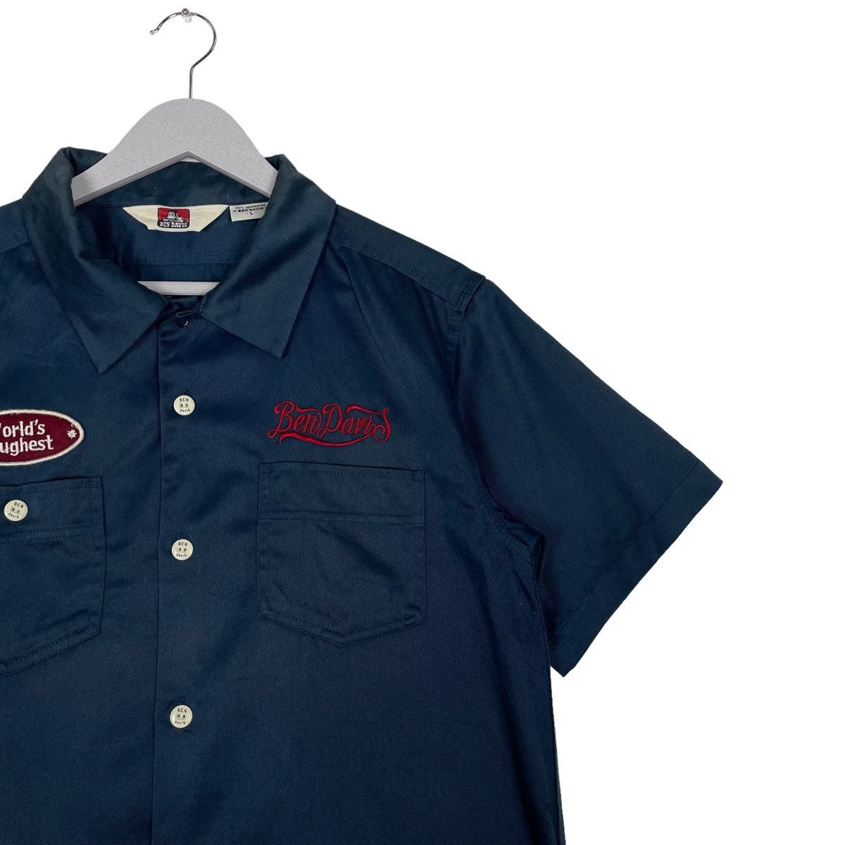 Ben Davis × Vintage 💥BEN DAVIS BOWLING WORKER SHIRT Size US L / EU 52-54 / 3 - 5 Thumbnail