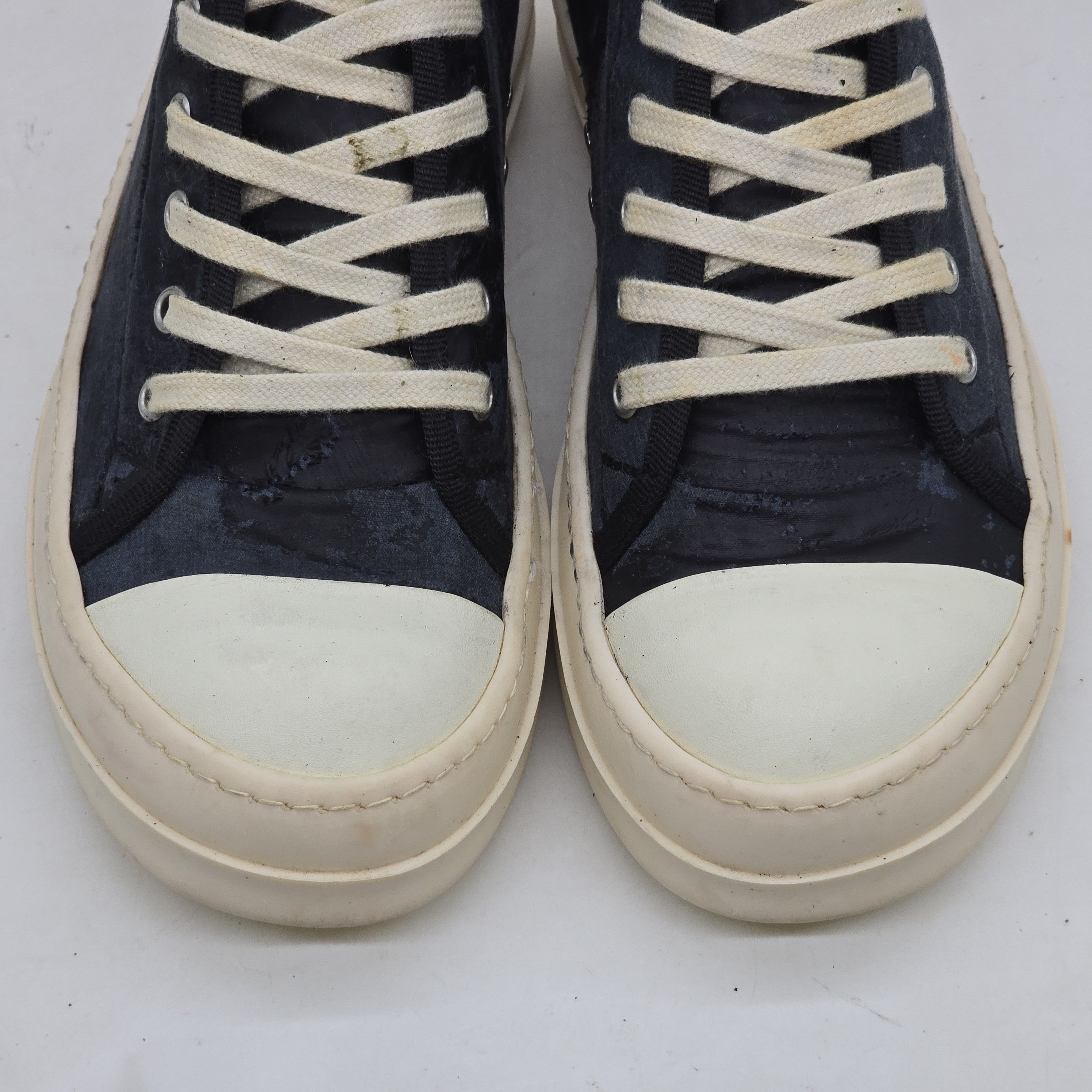 Rick Owens Drkshdw Rick Owens Drkshdw - Deteriorated Polyurethane Ramones Size US 9 / IT 39 - 4 Thumbnail