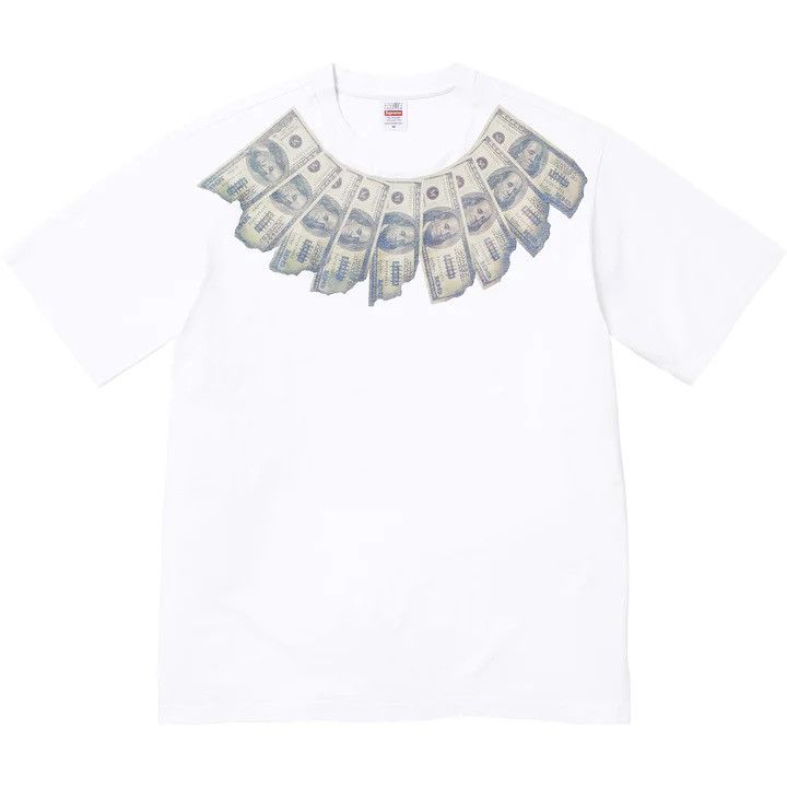 Maison Margiela × Supreme Supreme Maison Margiela MM6 Money S/S Top White Size US XL / EU 56 / 4 - 1 Thumbnail