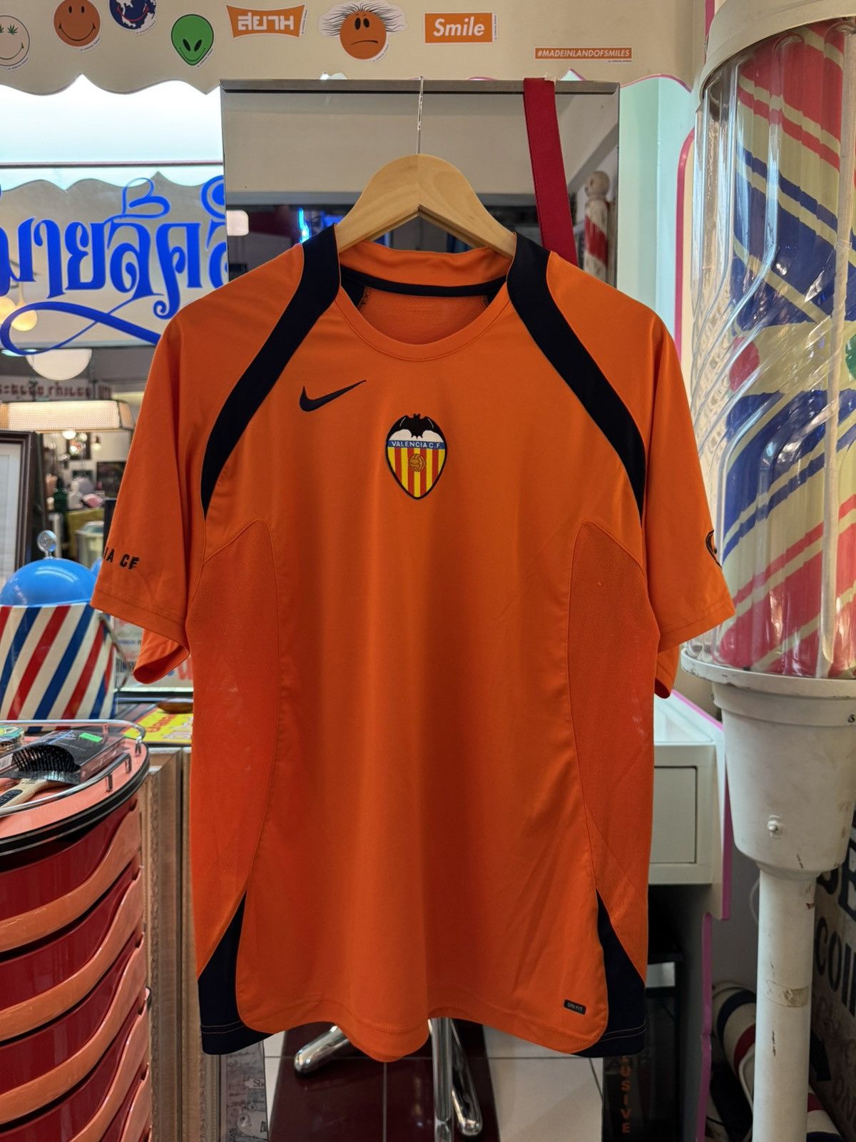 Vintage Valencia CF 2005-06 Nike Total 90 Training Jersey
