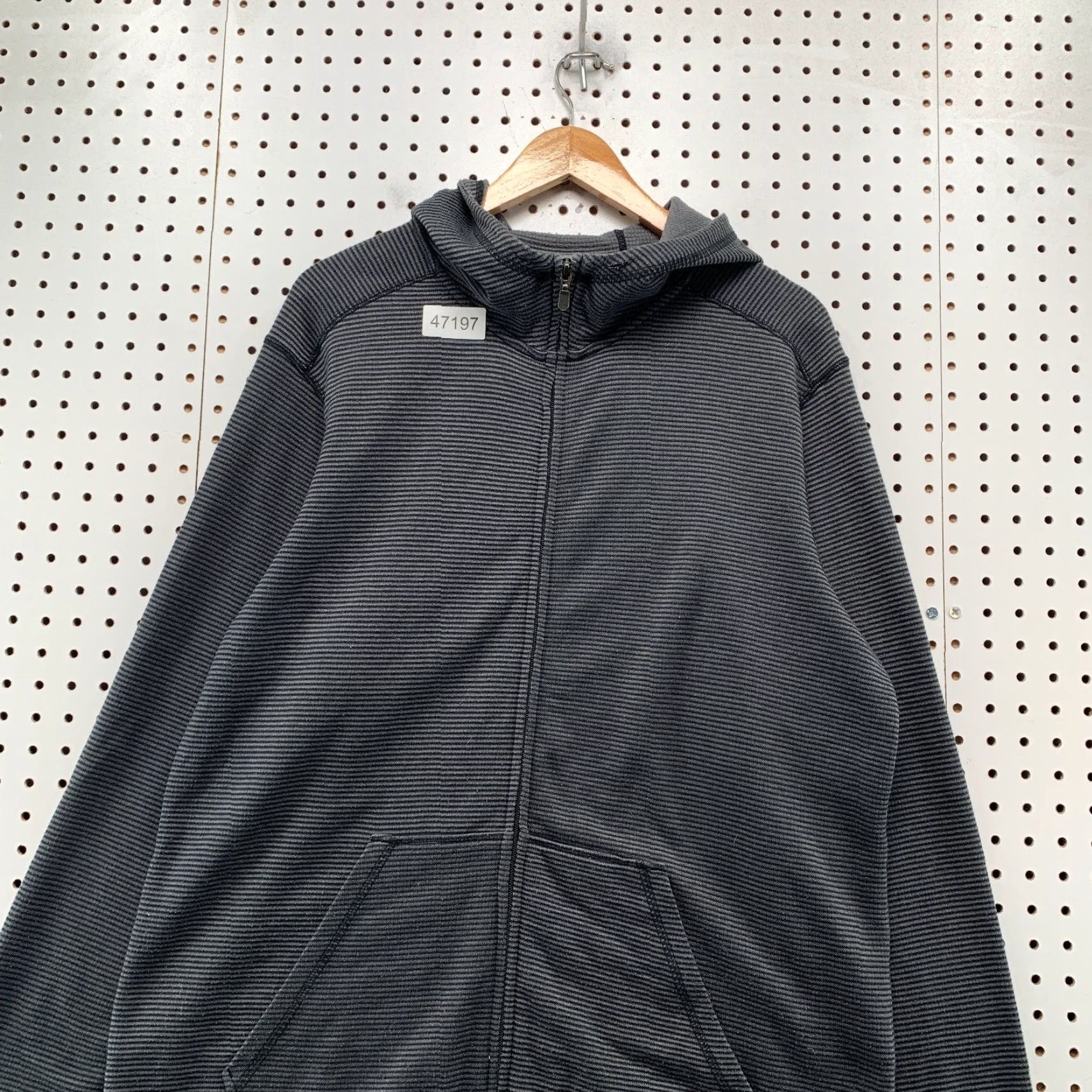 ExOfficio ExOfficio Hoodie Mens XL Gray Waffle Knit Thermal Hooded Outdoor Hopper? Size US XL / EU 56 / 4 - 5 Thumbnail