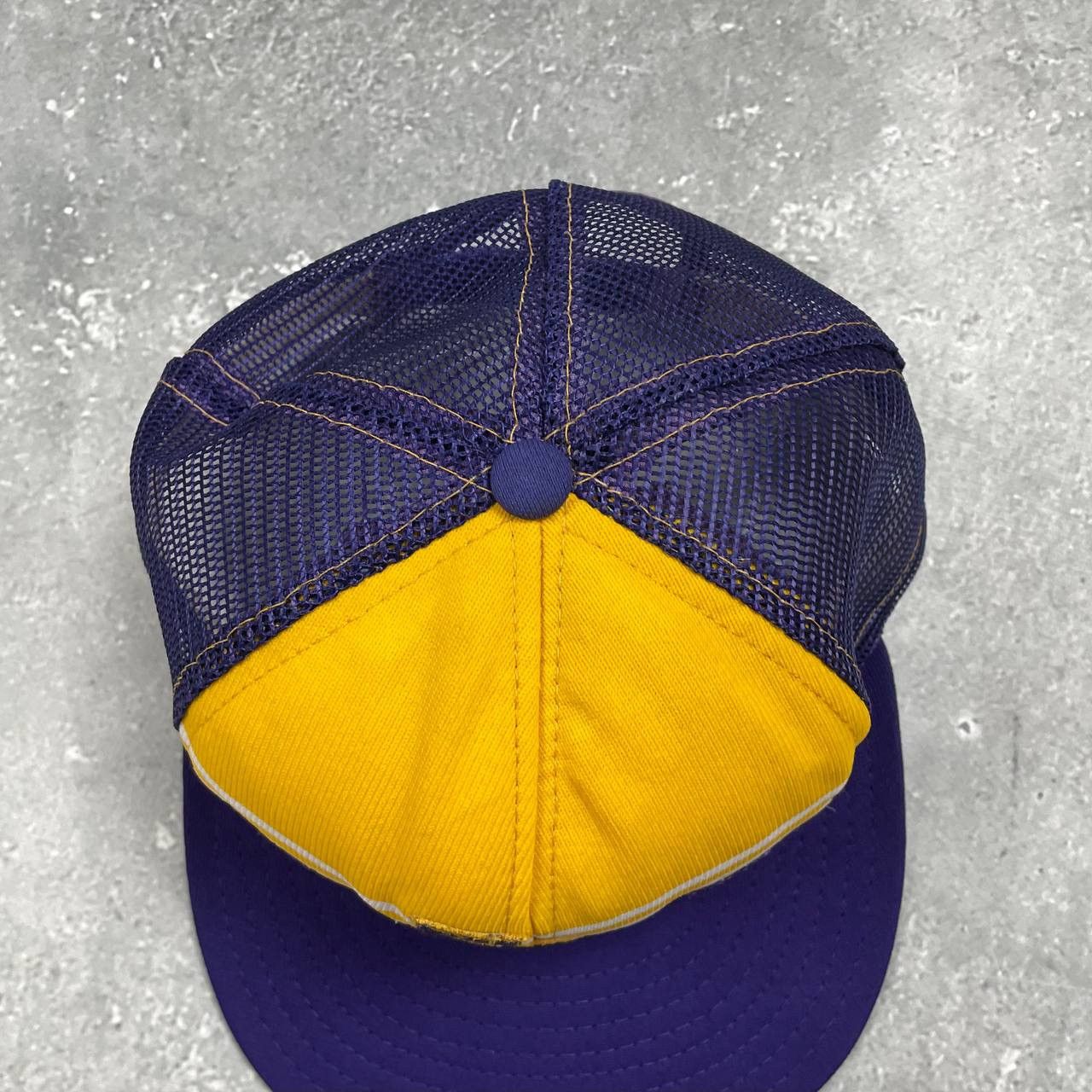 NFL × Vintage Vintage 80s East Carolina Pirates Double Knit Trucker Hat Size ONE SIZE - 9 Thumbnail