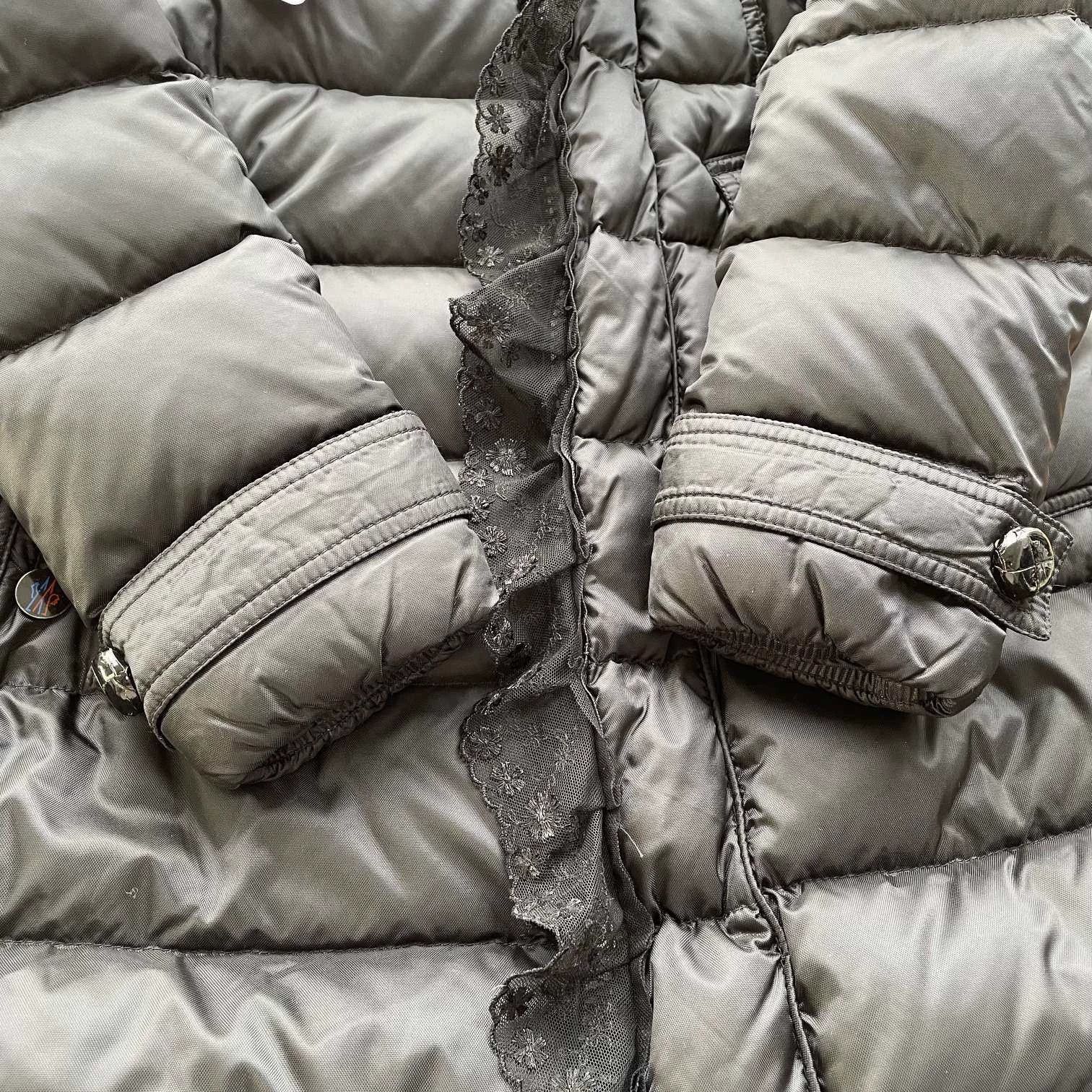 Moncler 98 New Moncler Women's Black Matte Puffer 0 Size XS / US 0-2 / IT 36-38 - 3 Thumbnail