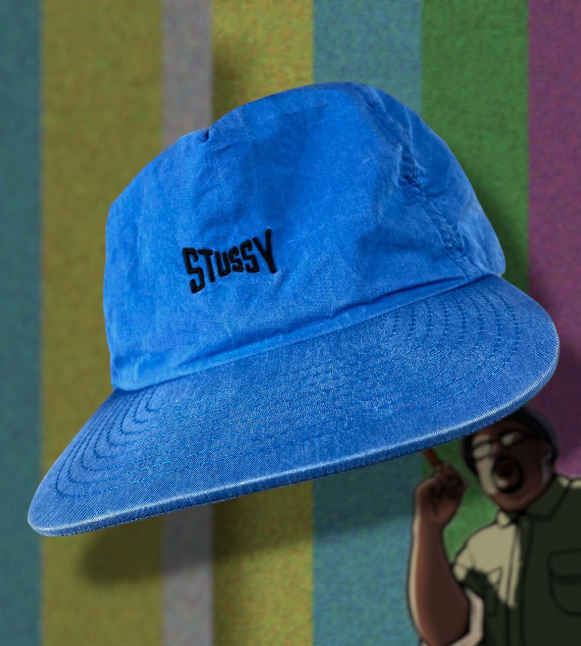 Stussy Stussy nylon Trucker Snapback Cap Hat Size ONE SIZE - 2 Thumbnail