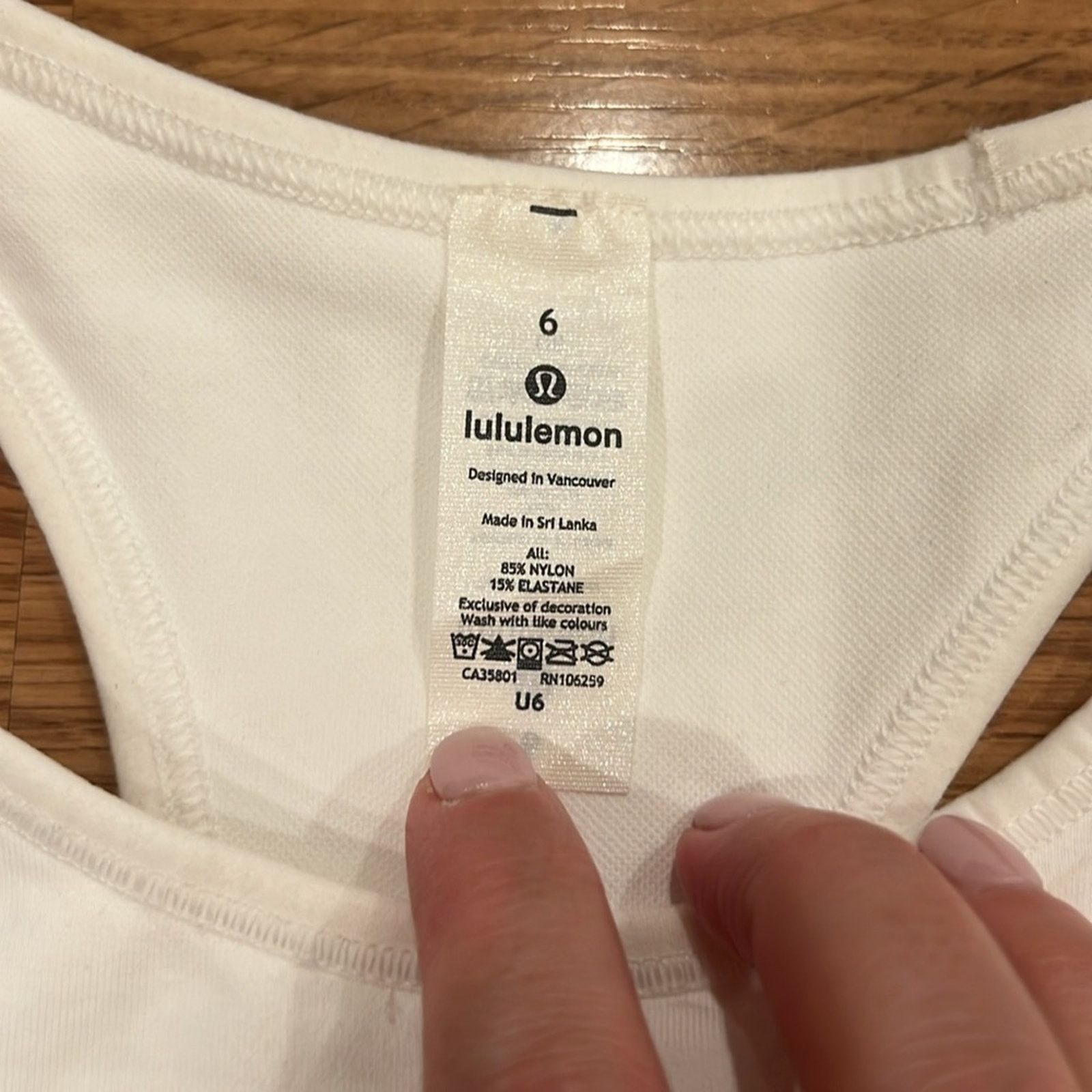 Lululemon Lululemon Ebb to Train Bra In White Size ONE SIZE - 3 Thumbnail