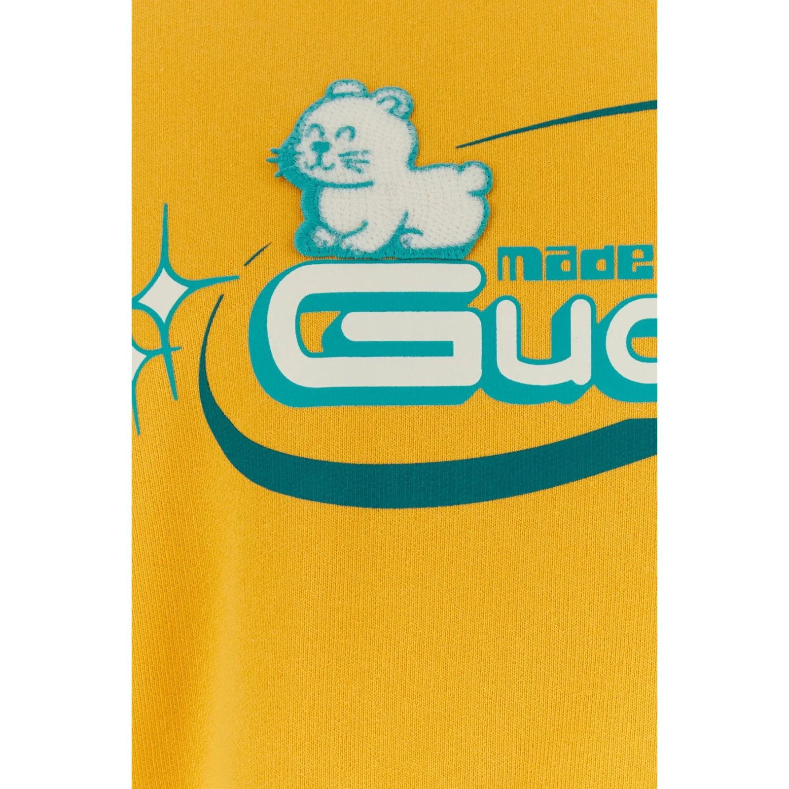 GUCCI Yellow Cotton Sweatshirt New & Authentic (Women's size
