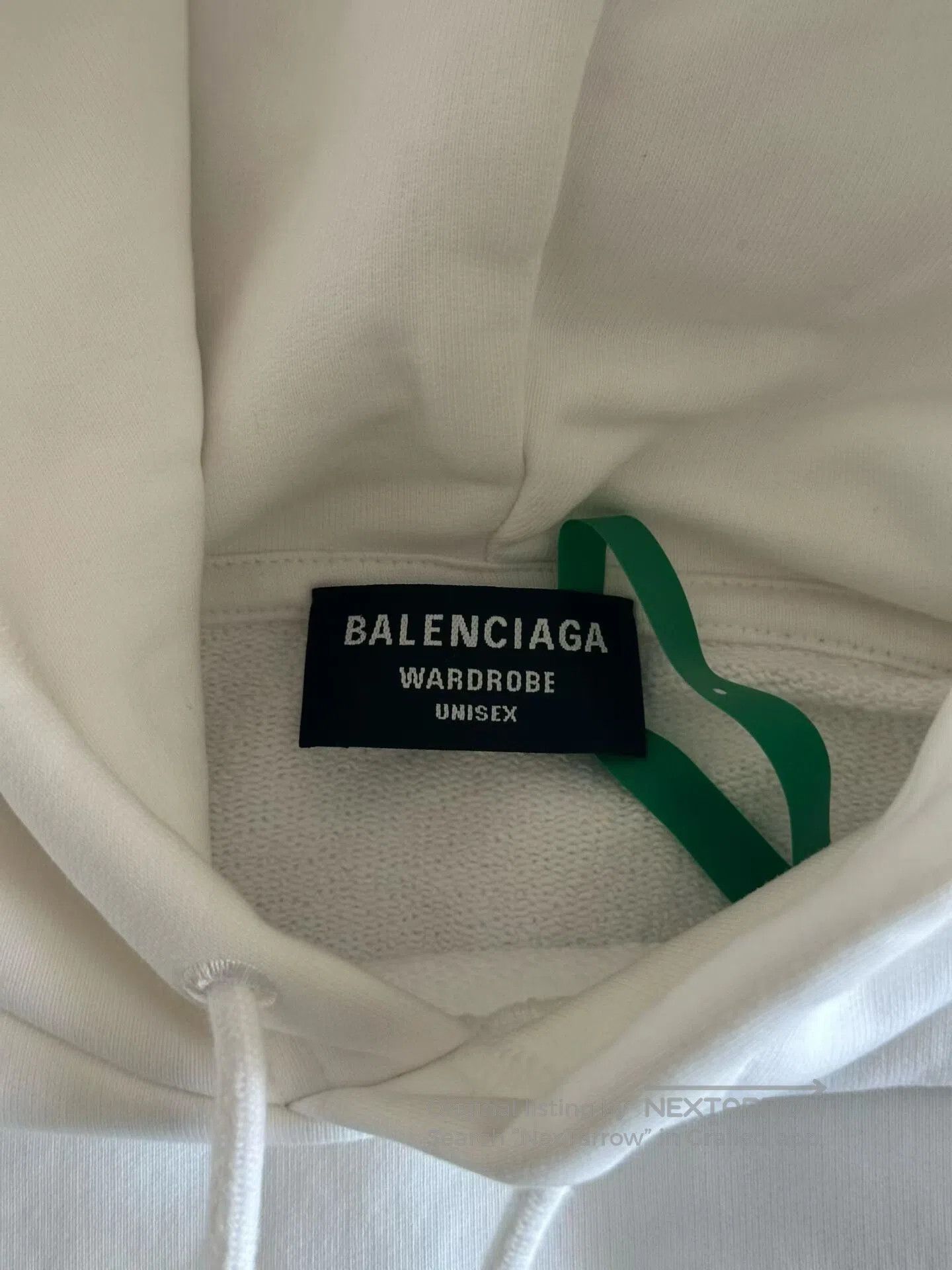 Balenciaga Balenciaga White Logo Hoodie. Size US XL / EU 56 / 4 - 3 Thumbnail