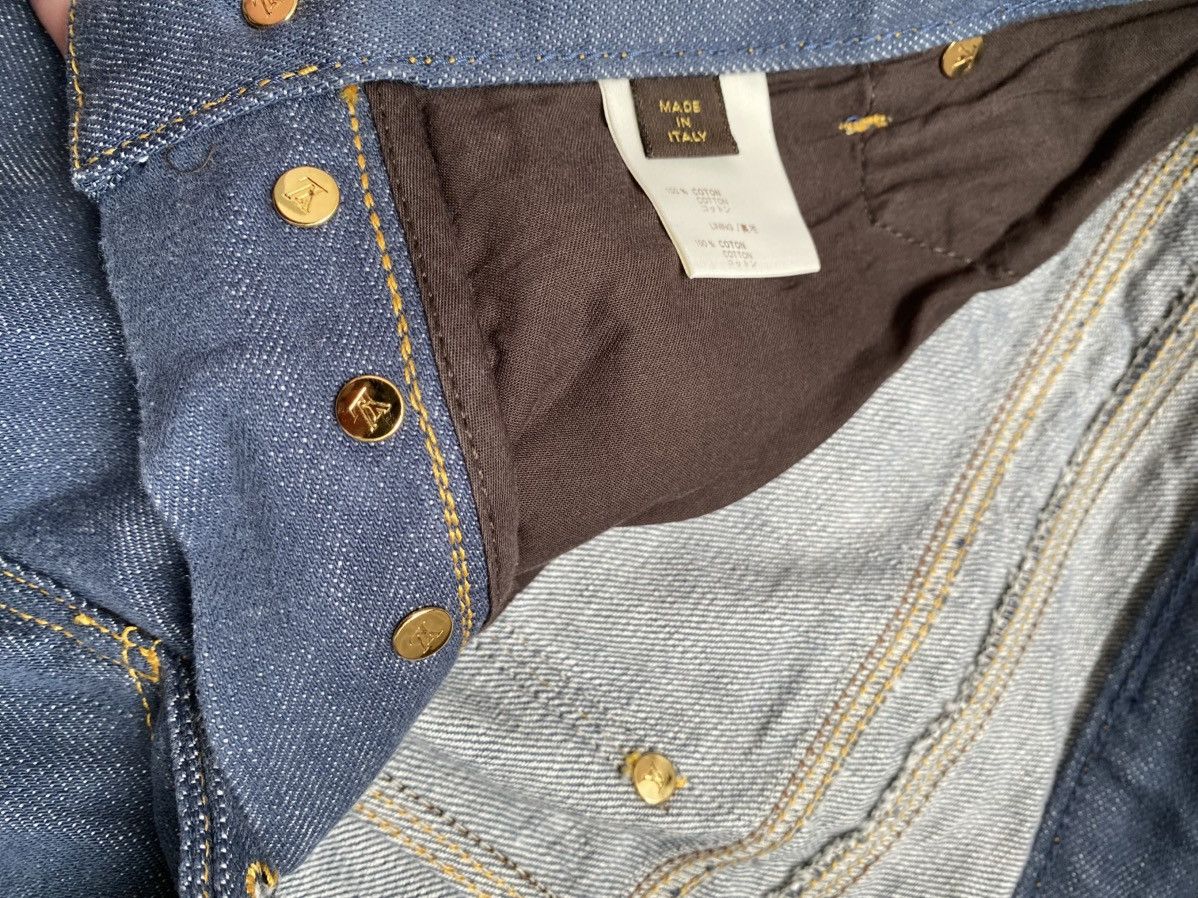 Louis Vuitton Louis Vuitton dark blue men's jeans Size US 33 - 12 Thumbnail