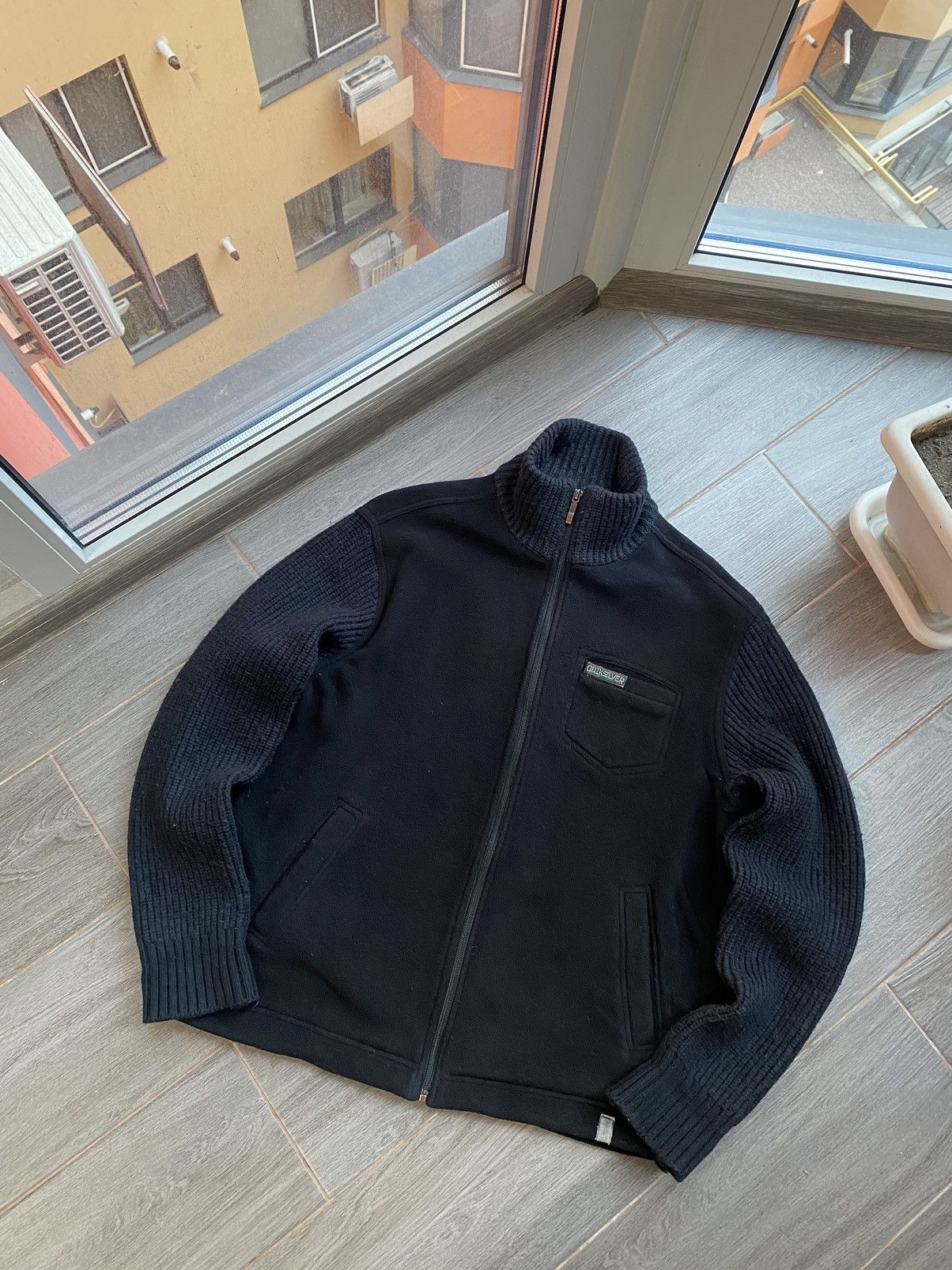 Japanese Brand × Quiksilver × Vintage QUIKSILVER Y2K JAPANESE ZIP SWEATER Size US L / EU 52-54 / 3 - 3 Thumbnail