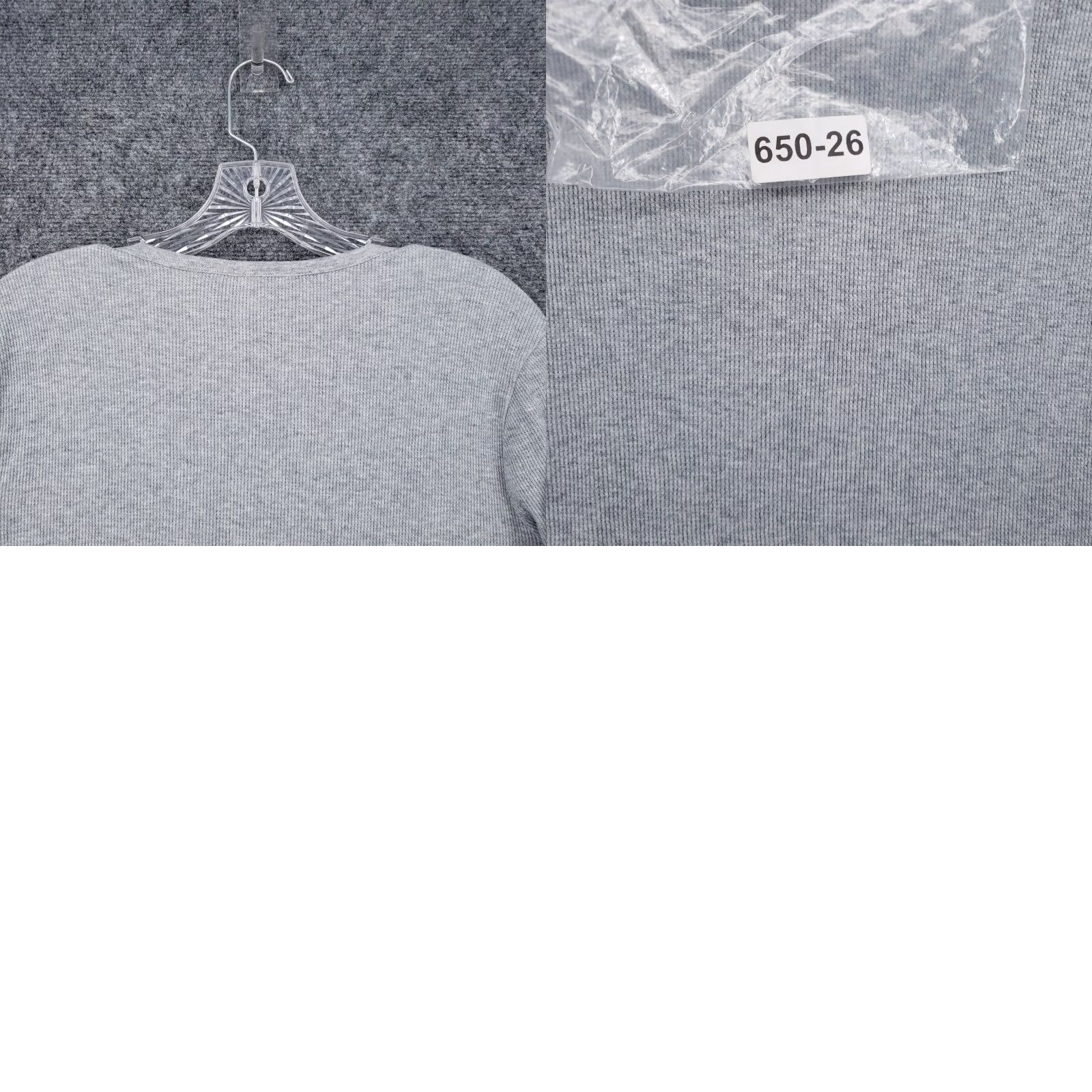 Victoria's Secret Victoria's Secret Sweater Womens M Gray Waffle-Knit Pullover V-Neck Long Sleeve Knit Shirt Size M / US 6-8 / IT 42-44 - 8 Thumbnail
