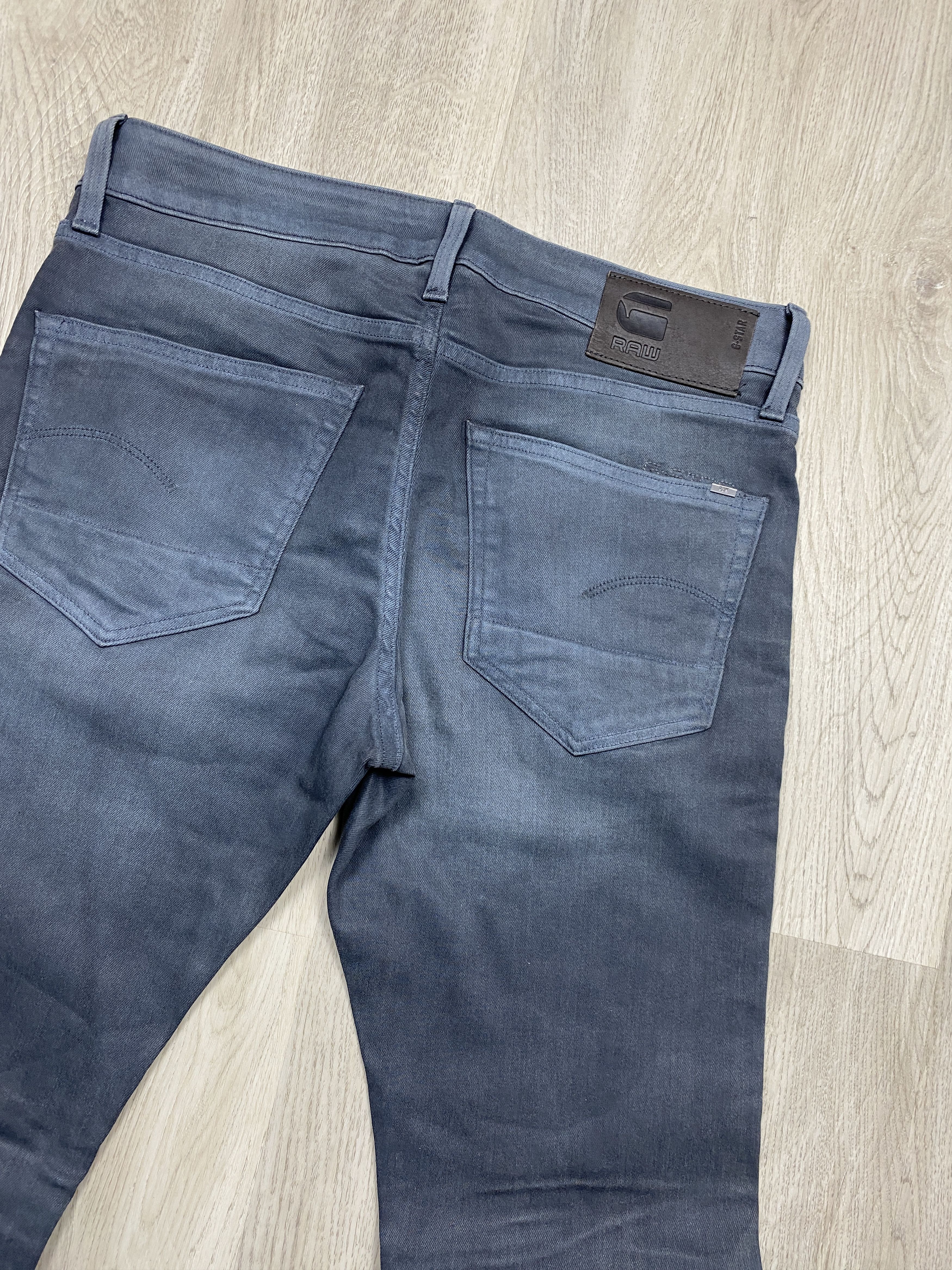 G-Star G Star Raw 3301 Slim Vintage Mens Denim Pants Jeans Size US 32 / EU 48 - 2 Thumbnail
