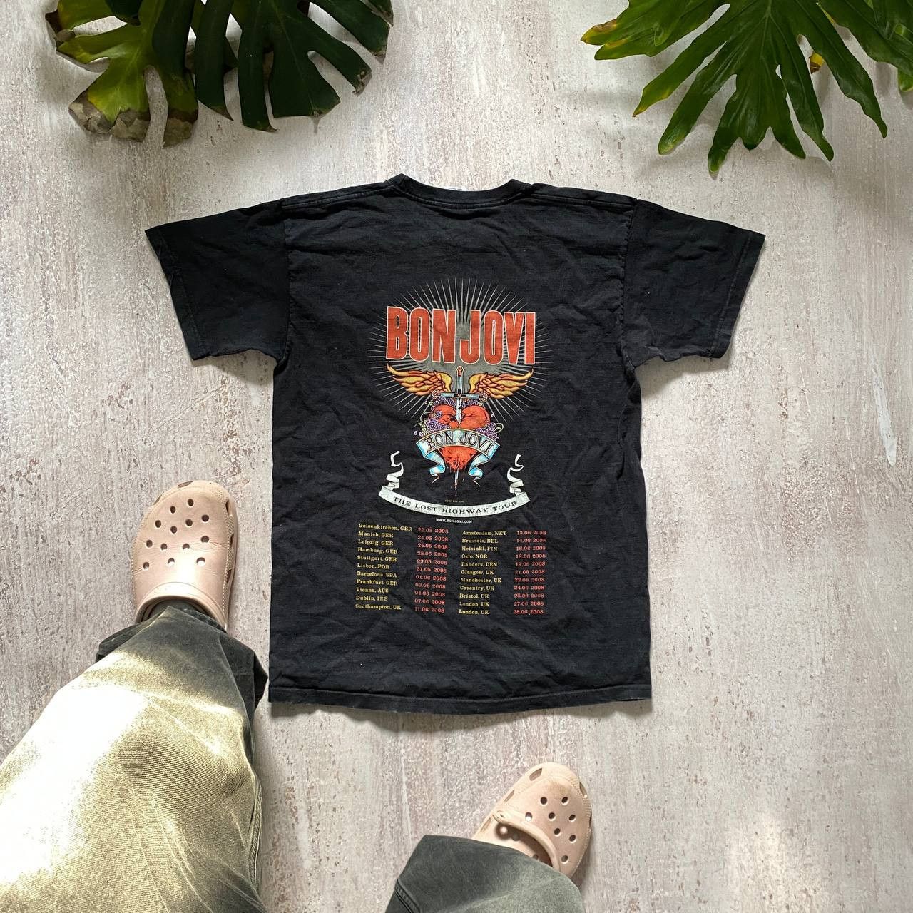 Band Tees × Vintage VINTAGE Y2K BON JOVI AMAZING BAND TOUR T SHIRT 254 Size US M / EU 48-50 / 2 - 2 Thumbnail