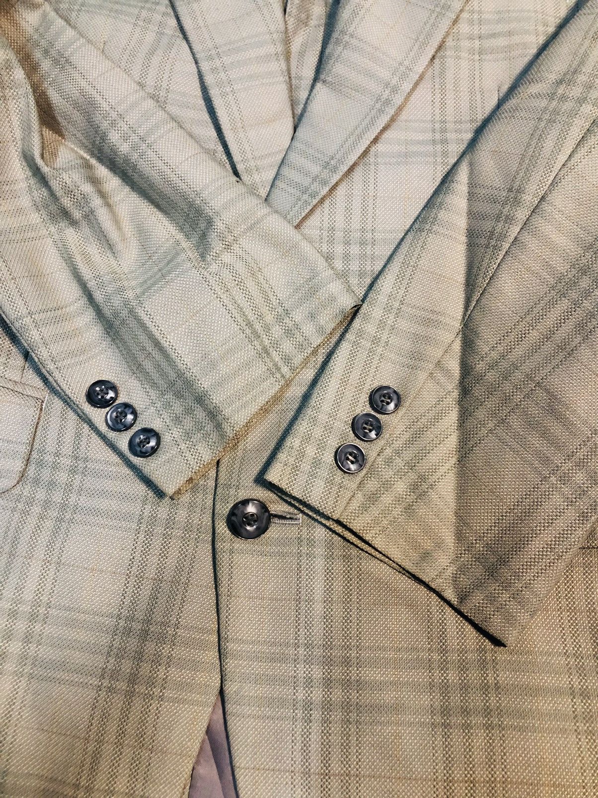 Japanese Brand Zenon weiss Coat Buttoned (23) Size US M / EU 48-50 / 2 - 5 Thumbnail