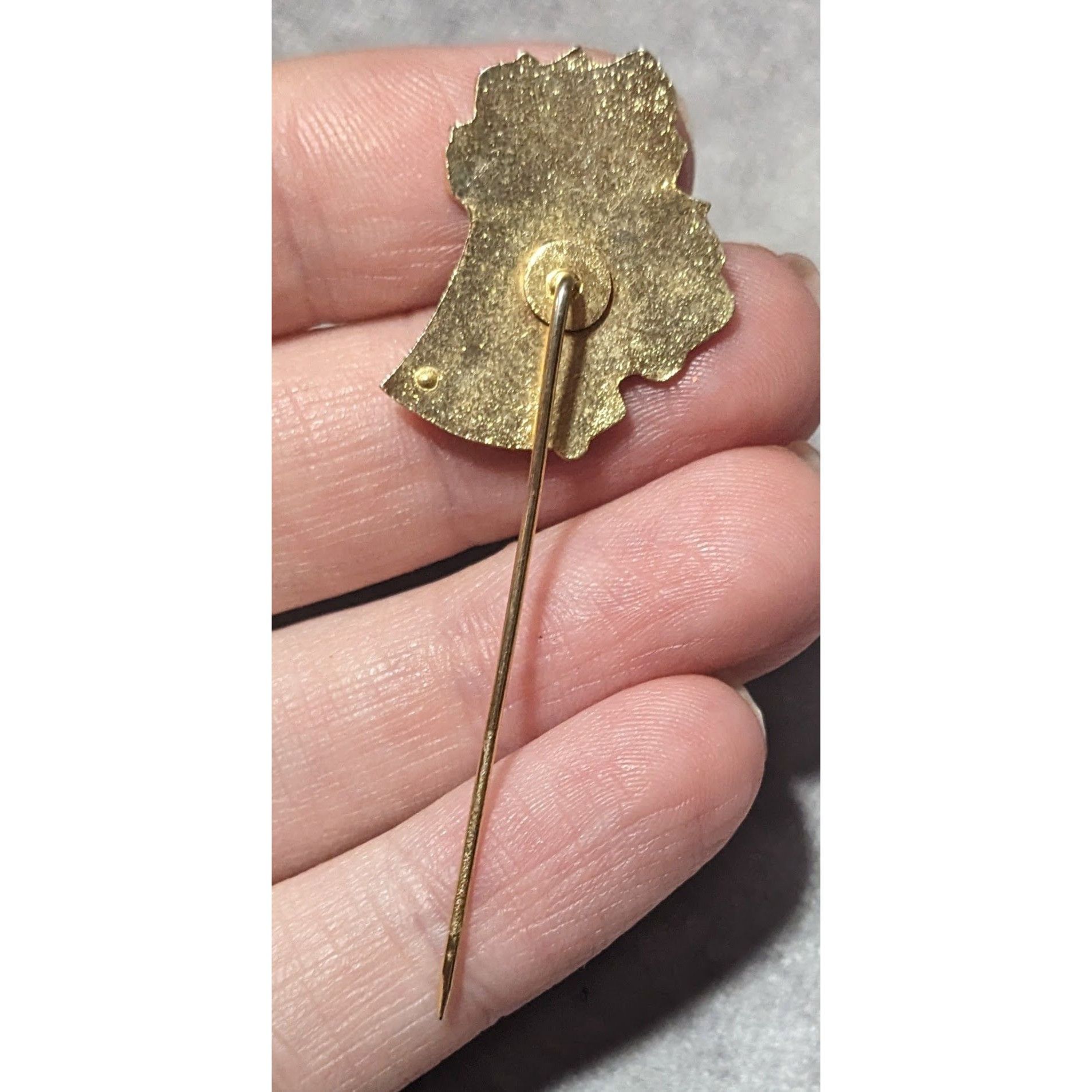 Other Vintage Gold And White Holiday Bell Stick Pin Size ONE SIZE - 6 Thumbnail
