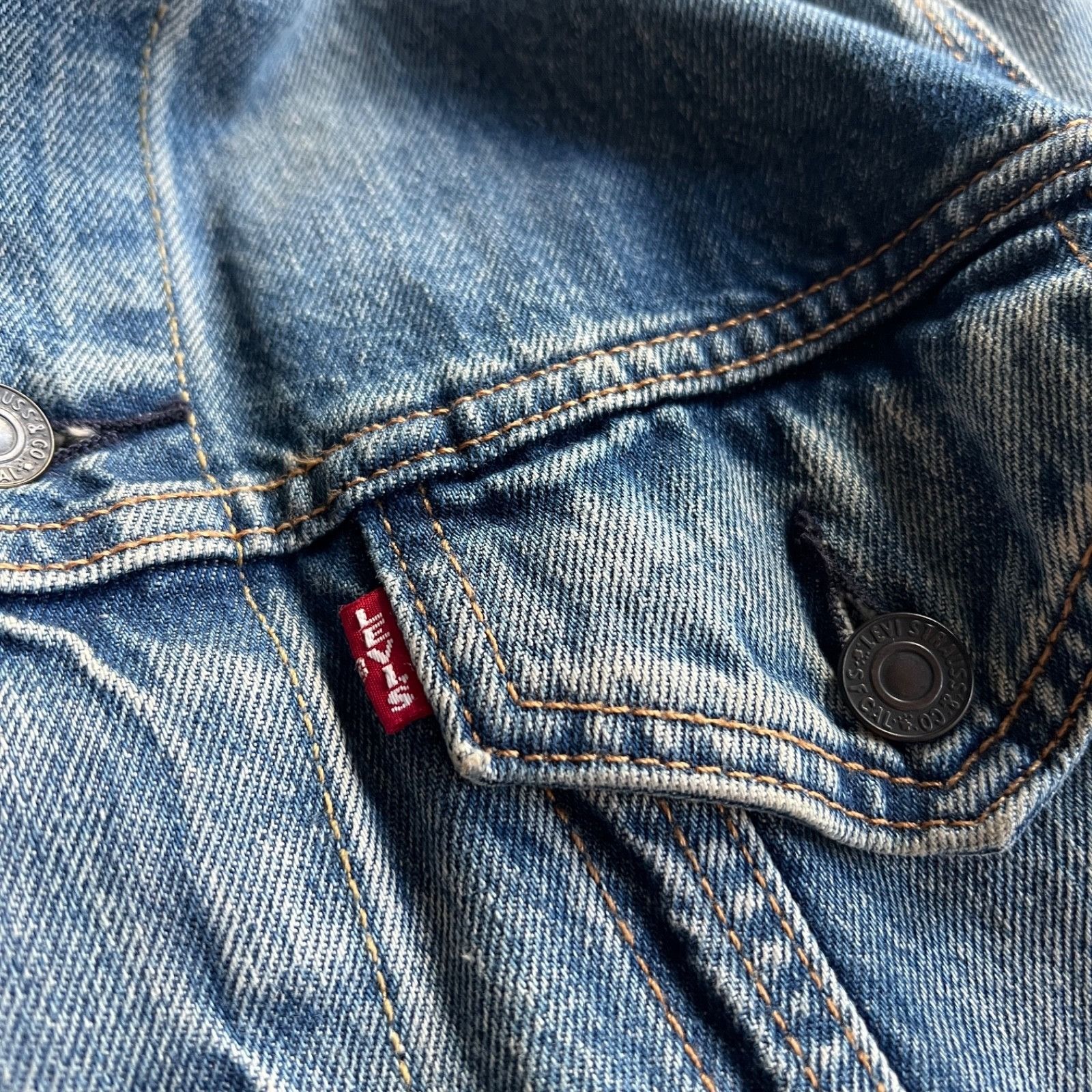 Levi's Levi’s Virgil Denim Trucker Jacket 9775AC Size US S / EU 44-46 / 1 - 5 Thumbnail
