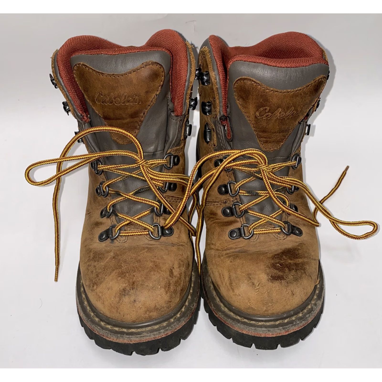 Vintage VINTAGE Cabela's Trail Hiking Boots Mens 6.5M Brown Leather Waterproof 84-3239 Size US 7 / EU 40 - 3 Thumbnail