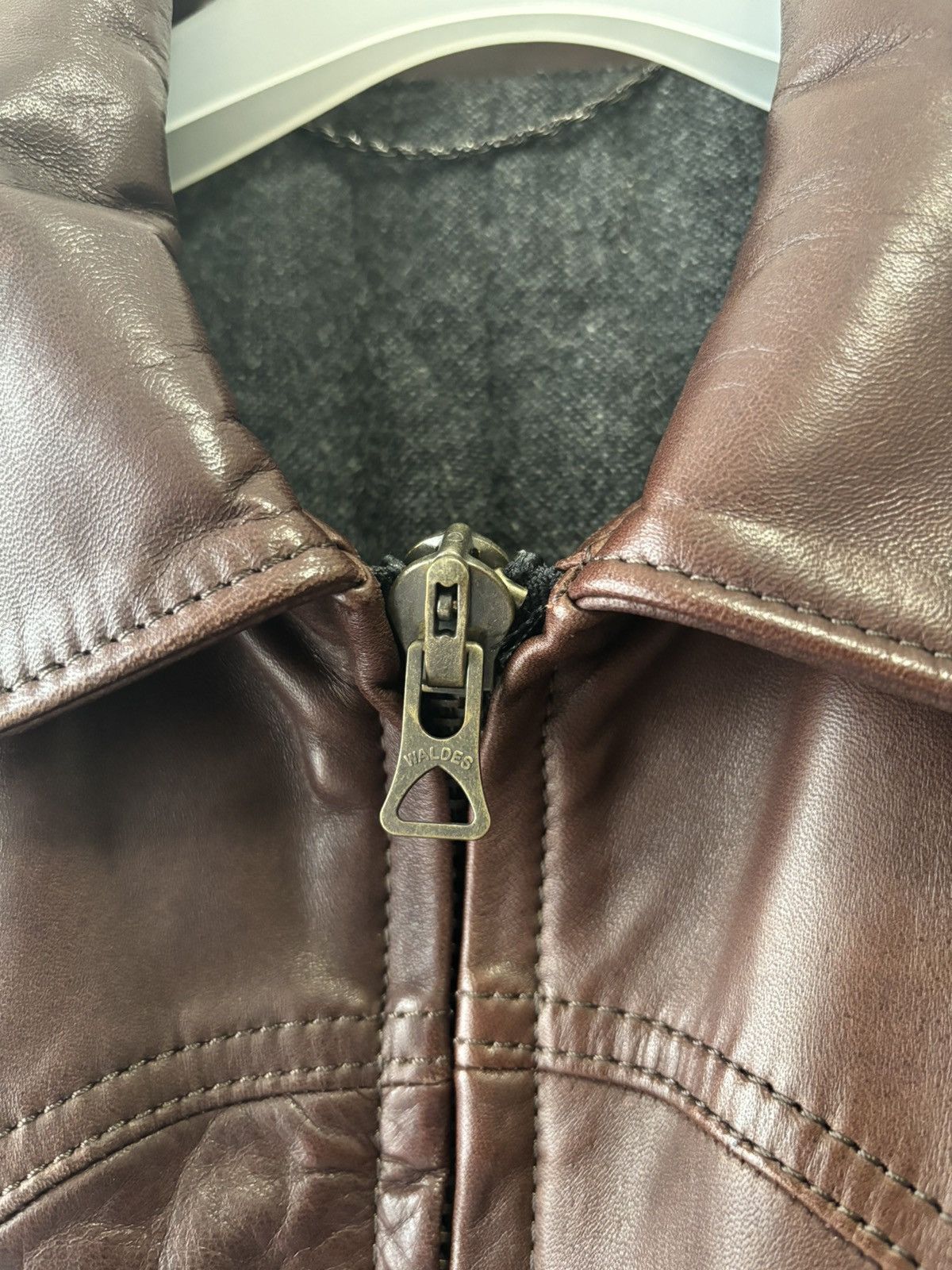 Japanese Brand Lounge Lizard Horse Hide Leather Jacket Size US S / EU 44-46 / 1 - 7 Thumbnail