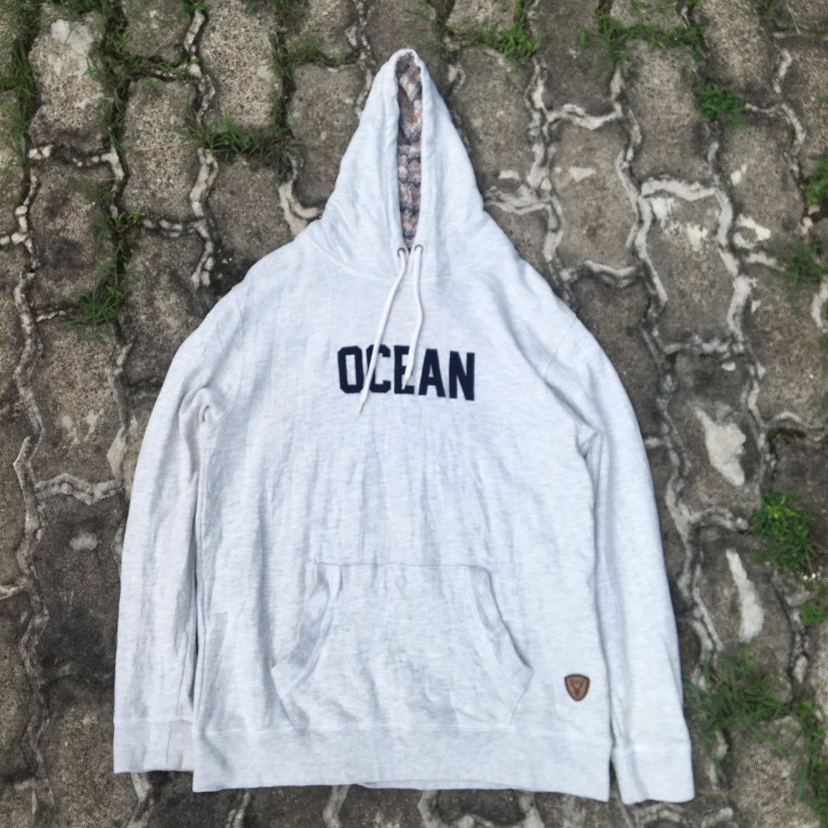 Japanese Brand Grf hoodie Ocean spell out hoodie Size US XXL / EU 58 / 5 - 1 Thumbnail