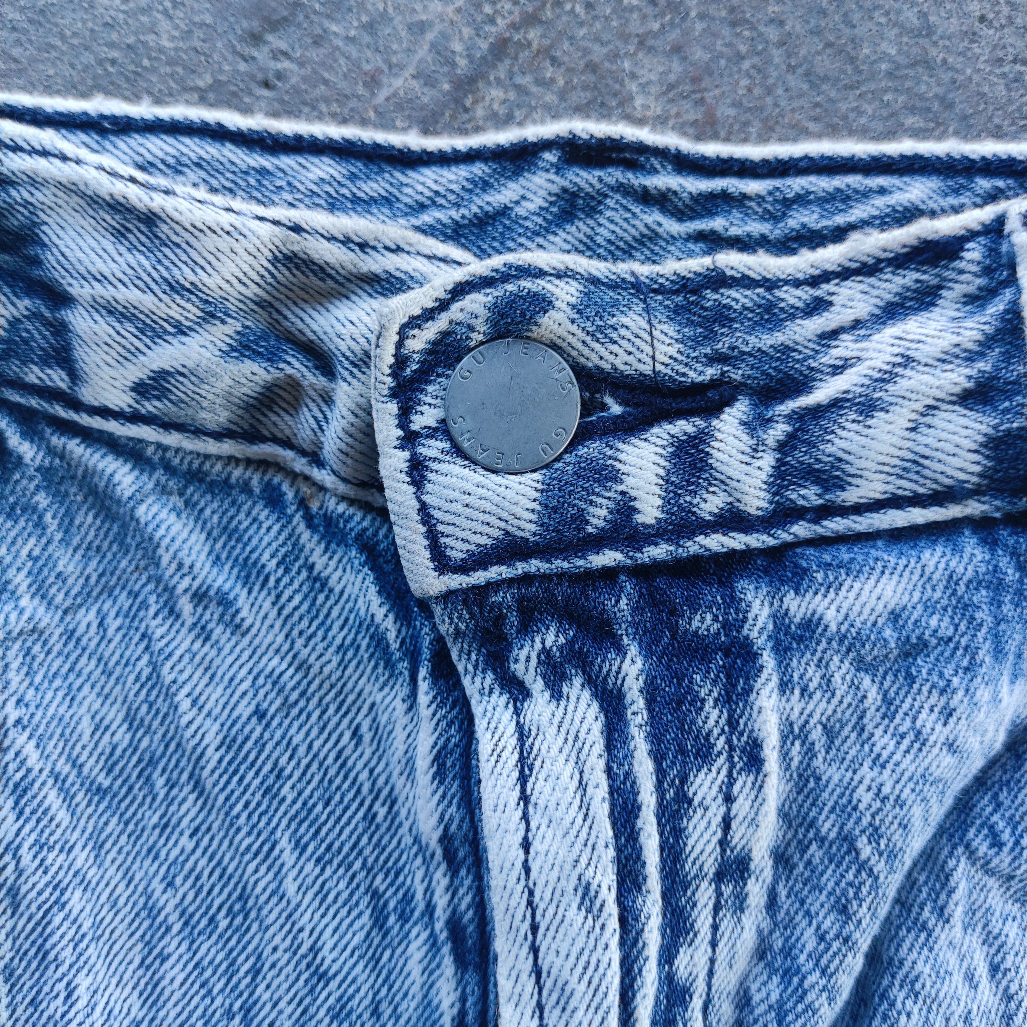 GU Vintage GU Brand Straight Jeans Faded Pants Size US 31 - 5 Thumbnail