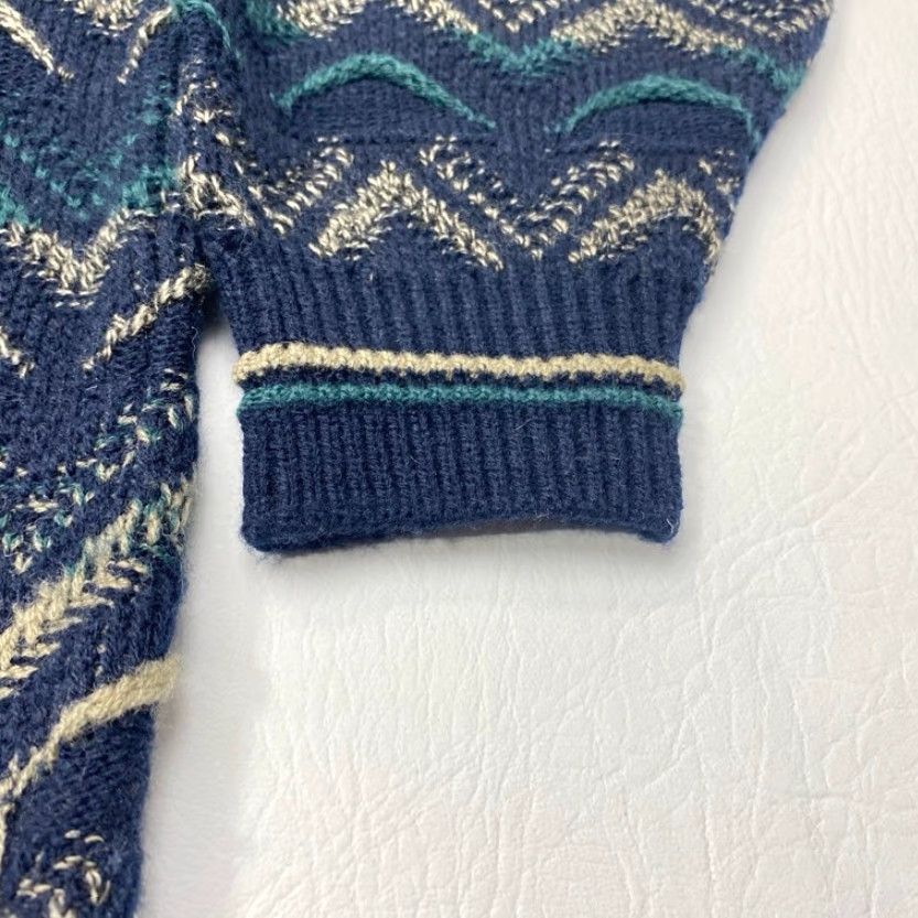 Jantzen VINTAGE Jantzen Pullover Geometric Sweater Mens Large Long Sleeve Size US L / EU 52-54 / 3 - 3 Thumbnail
