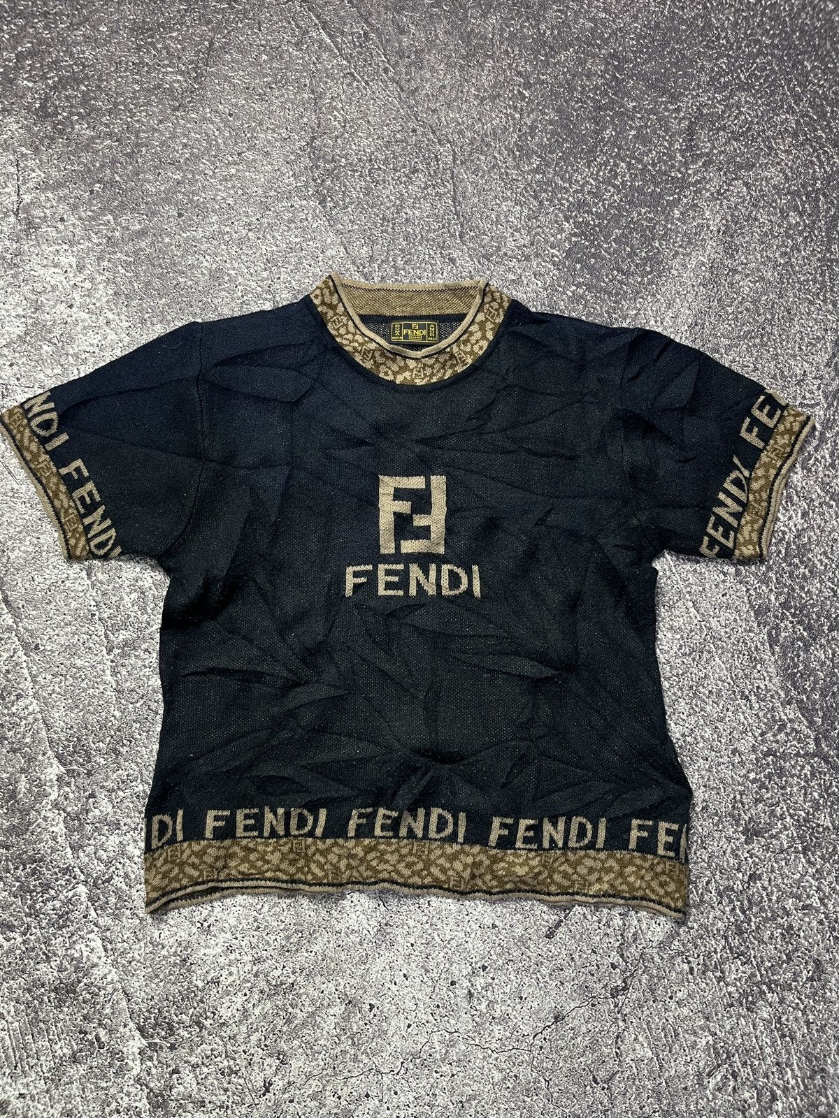 Fendi vintage knit ensemble