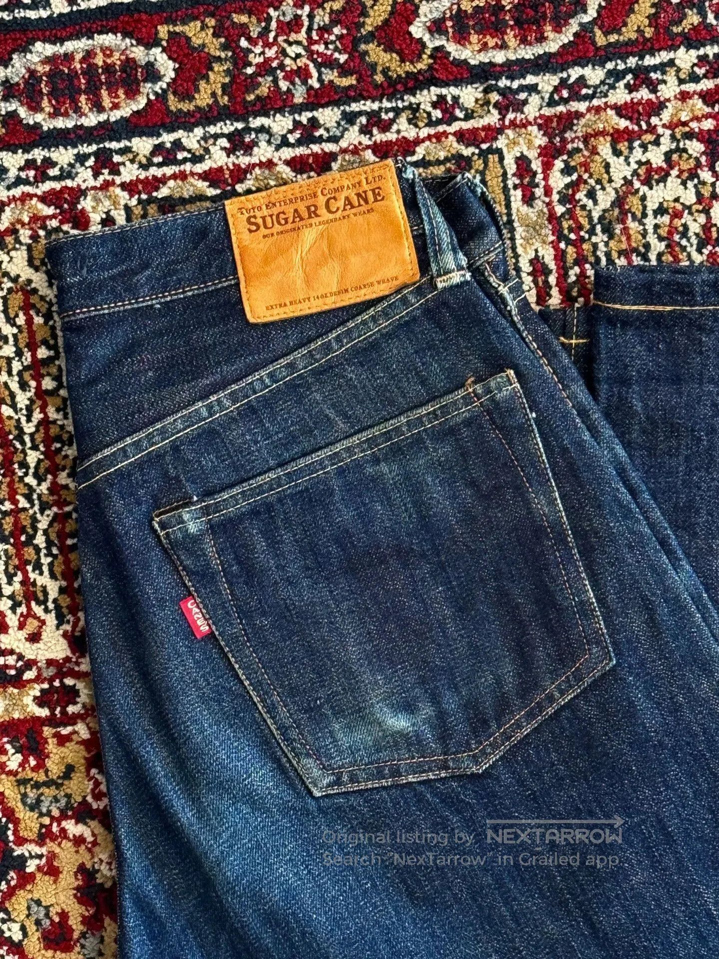Sugar Cane Sugar Cane Raw Denim Jeans. Size US 30 / EU 46 - 3 Thumbnail