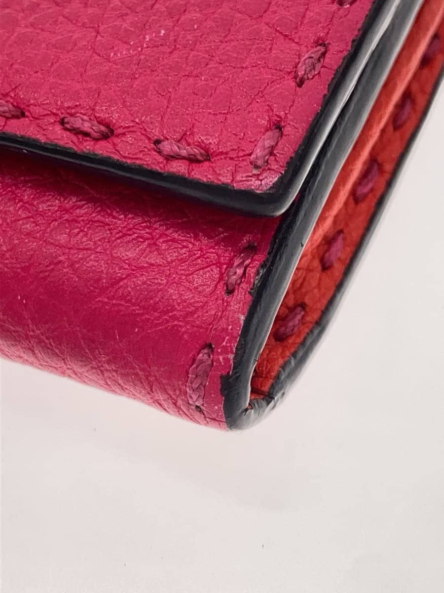 Fendi Fendi Leather Card Case Pink Size ONE SIZE - 6 Thumbnail
