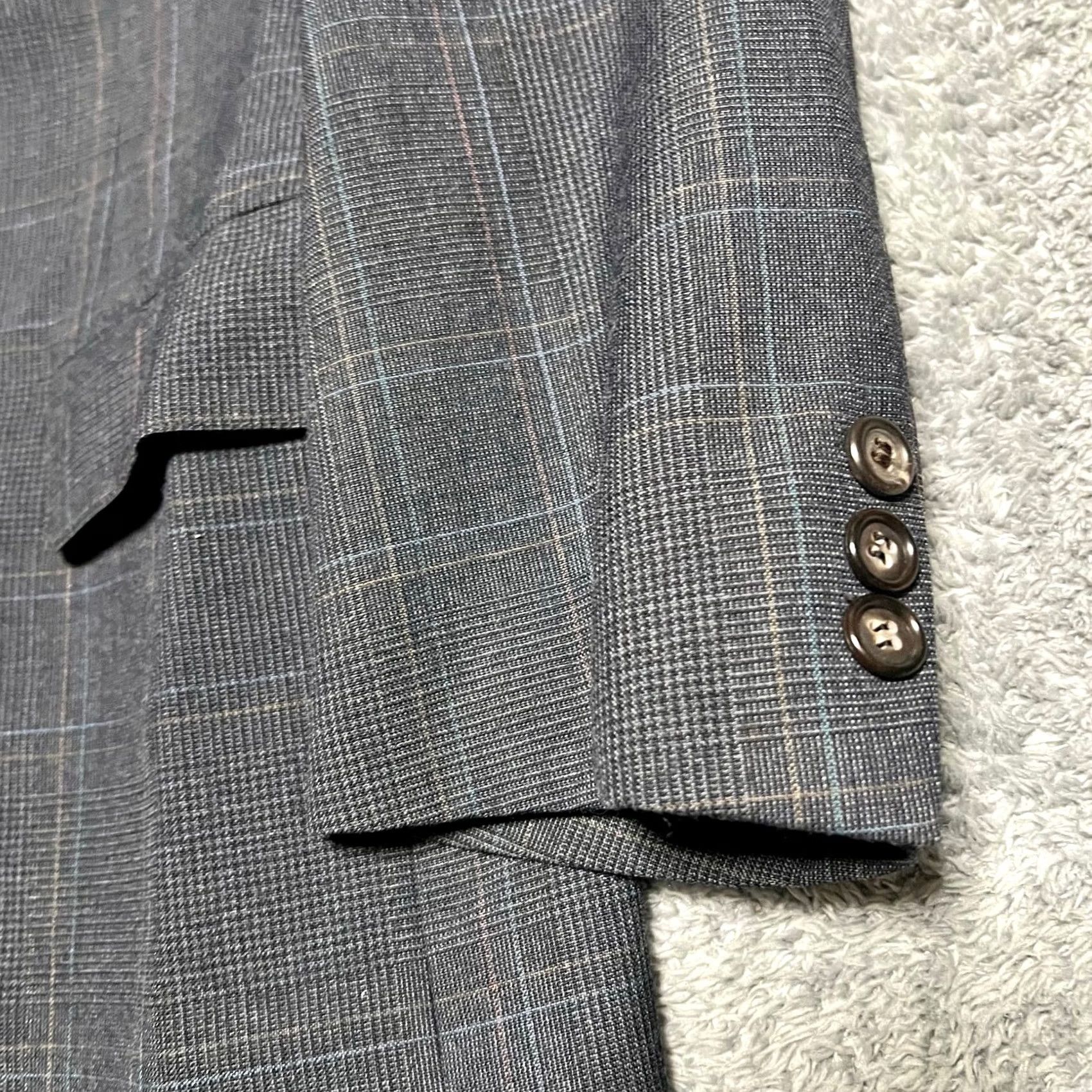 Polo Ralph Lauren VINTAGE Ralph Lauren Polo Blazer University Club Mens 40 Gray Plaid Coat Regular Size Mens Size US L / EU 52-54 / 3 - 2 Thumbnail