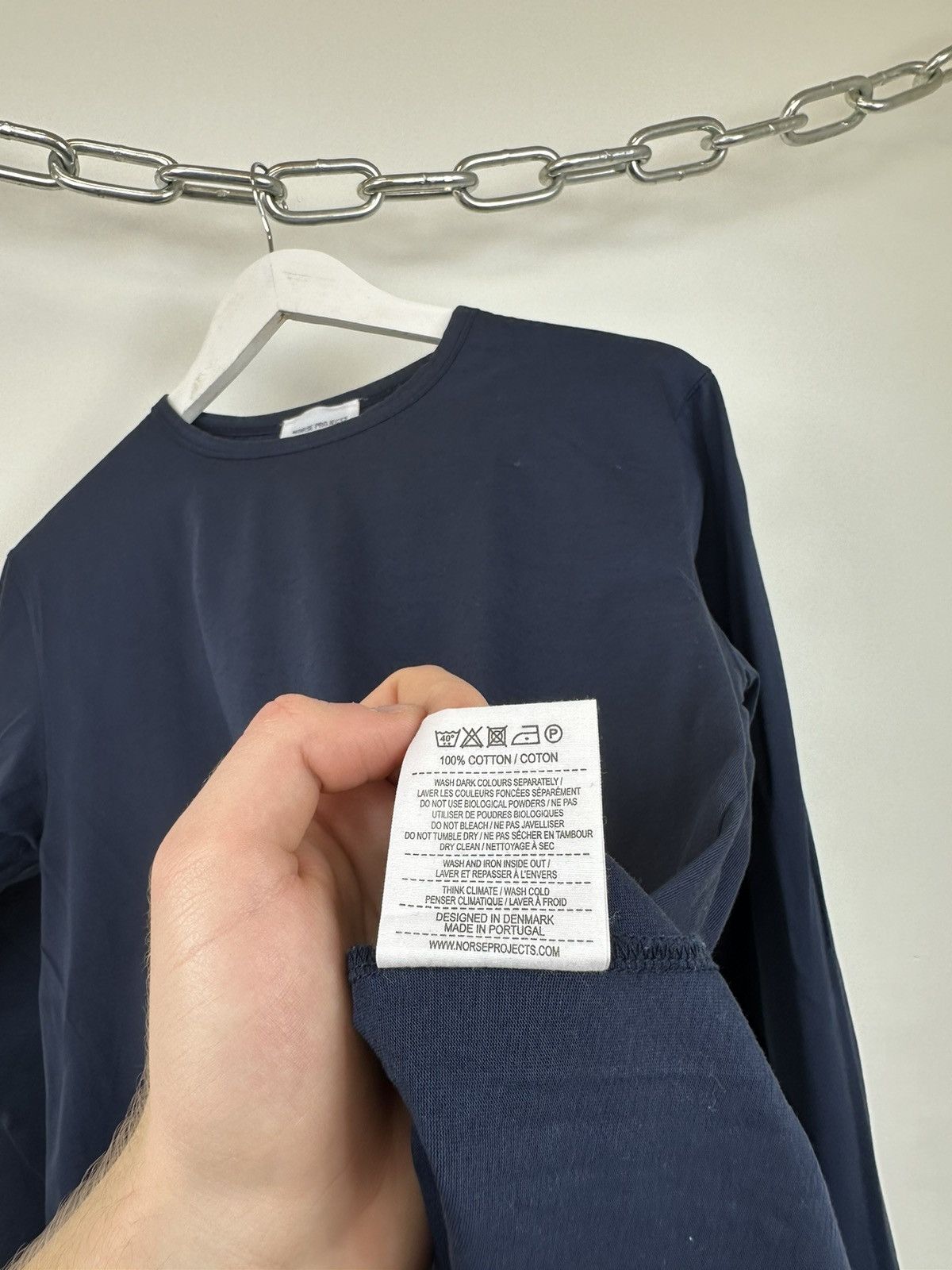 Norse Projects Vintage Norse Projects Plain Luxury Jesper Long Sleeve Tee Size US M / EU 48-50 / 2 - 9 Thumbnail