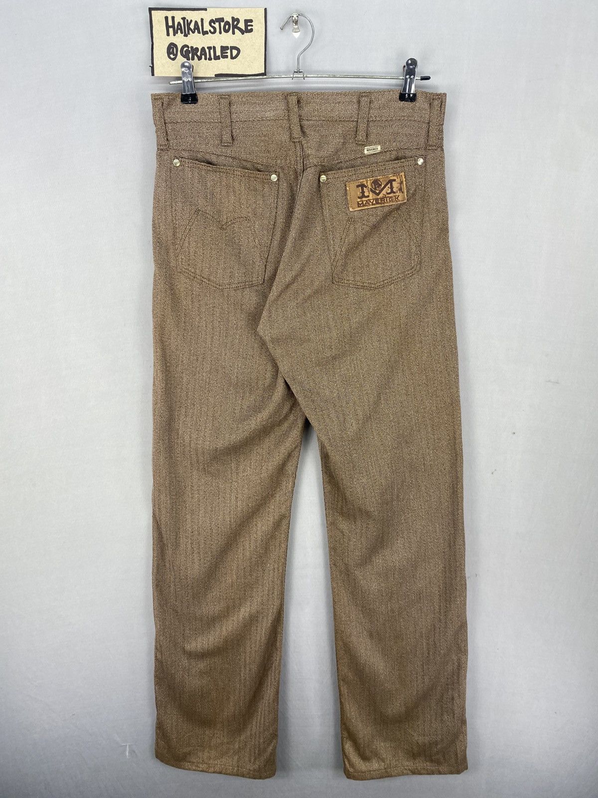 Japanese Brand Vintage 90’s Maverick Herringbone Twill Casual Pants Size US 31 - 5 Thumbnail