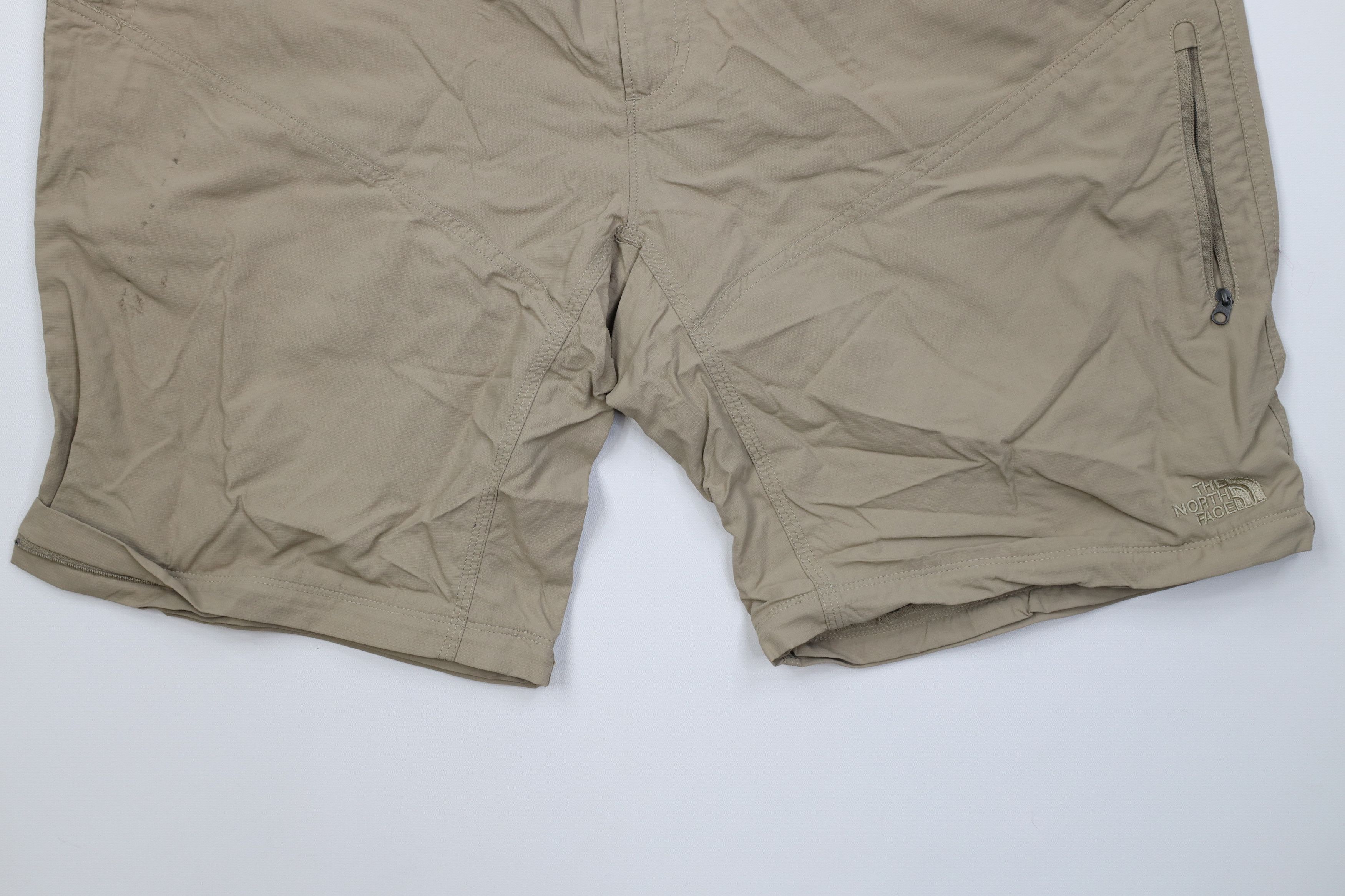 The North Face Vintage Y2K The North Face Spell Out Trekking Shorts Beige Size US 40 / EU 56 - 4 Thumbnail
