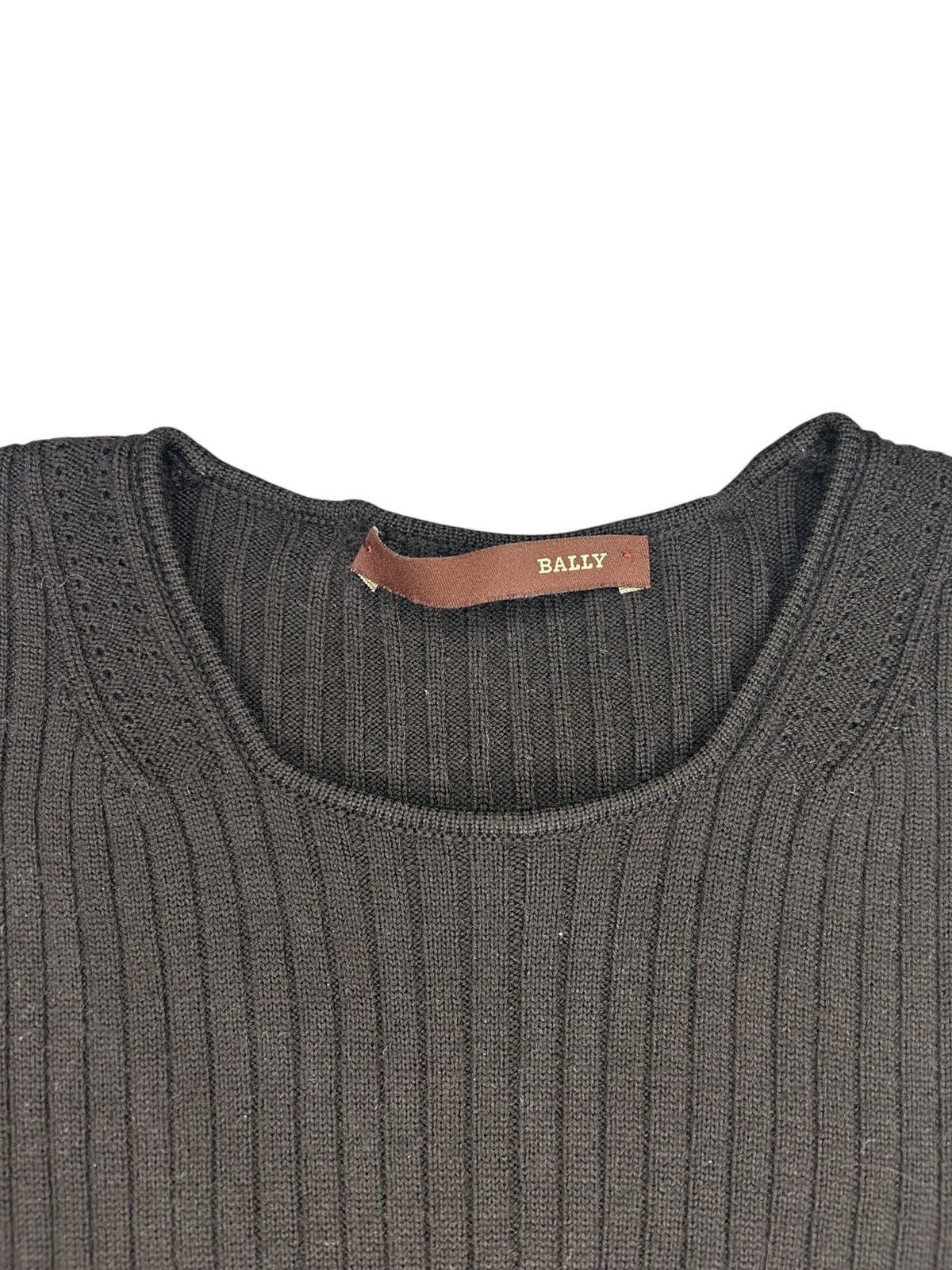 Bally Vintage Knitted Top Size M / US 6-8 / IT 42-44 - 2 Thumbnail