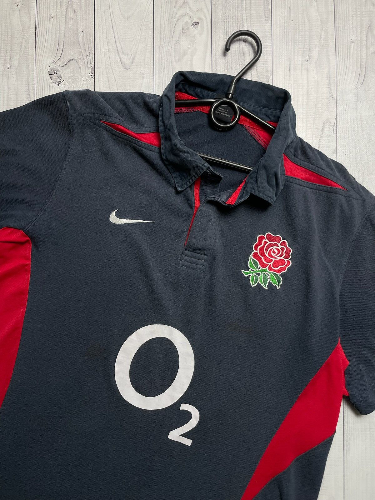 Nike × Vintage Vintage Nike England rugby jersey size XL logo Size US XL / EU 56 / 4 - 2 Thumbnail