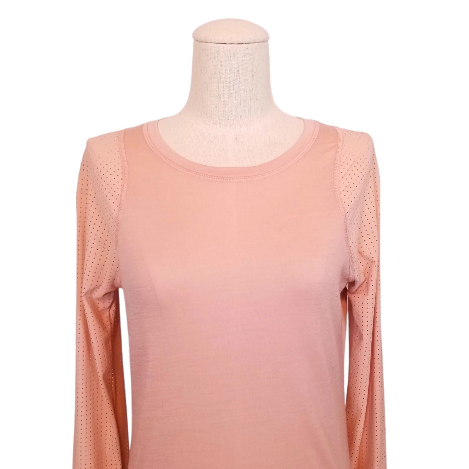 Sweaty Betty Sweaty Betty Breeze Merino Running Top Misty Rose Pink Sz XS Size XS / US 0-2 / IT 36-38 - 2 Thumbnail